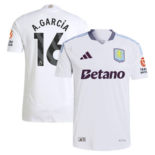 aston villa adidas away authentic shirt 2024-25 with a.garcía 16 printing Collection | Aston Villa Shop Official Jerseys