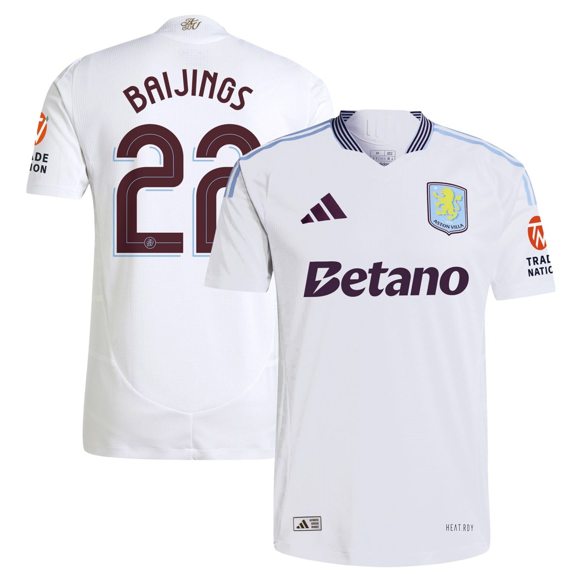aston villa adidas away authentic shirt 2024-25 with baijings 22 cup printing Collection | Aston Villa Shop Official Jerseys