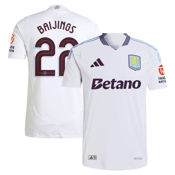 aston villa adidas away authentic shirt 2024-25 with baijings 22 cup printing Collection | Aston Villa Shop Official Jerseys