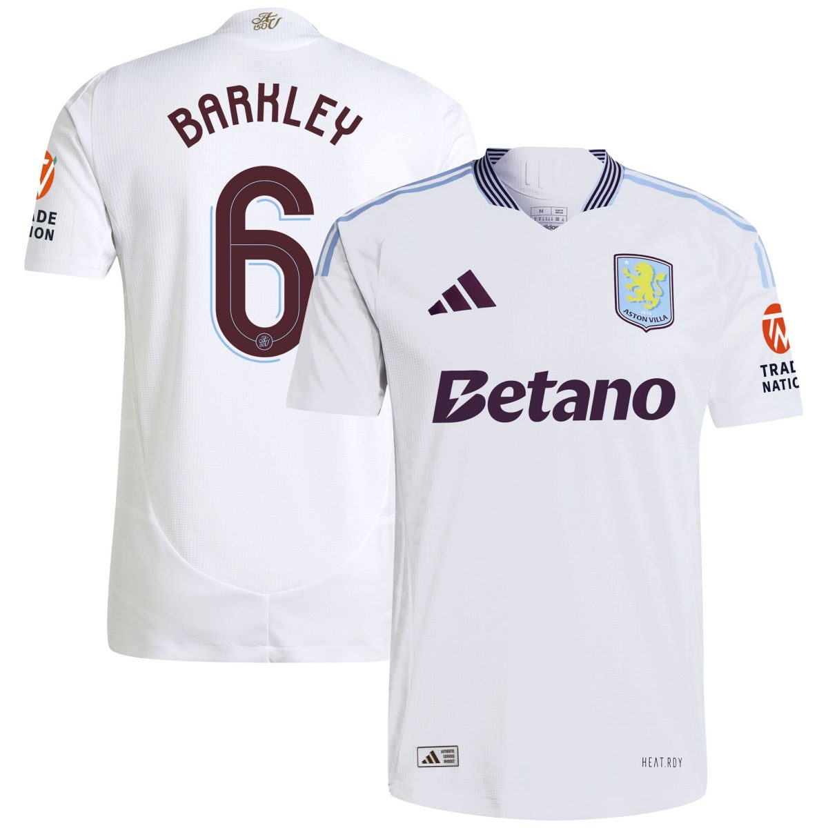 aston villa adidas away authentic shirt 2024-25 with barkley 6 cup printing Collection | Aston Villa Shop Official Jerseys