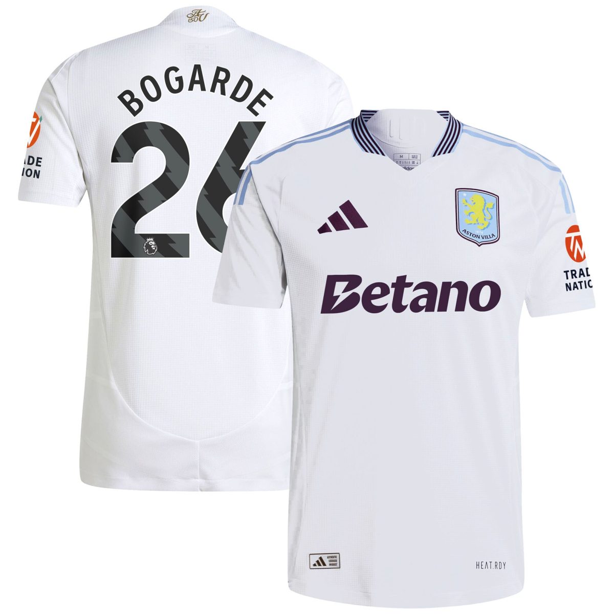 aston villa adidas away authentic shirt 2024-25 with bogarde 26 printing Collection | Aston Villa Shop Official Jerseys