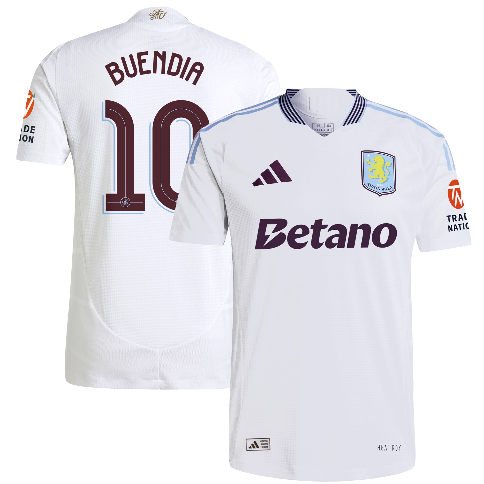 aston villa adidas away authentic shirt 2024-25 with buendia 10 cup printing Collection | Aston Villa Shop Official Jerseys
