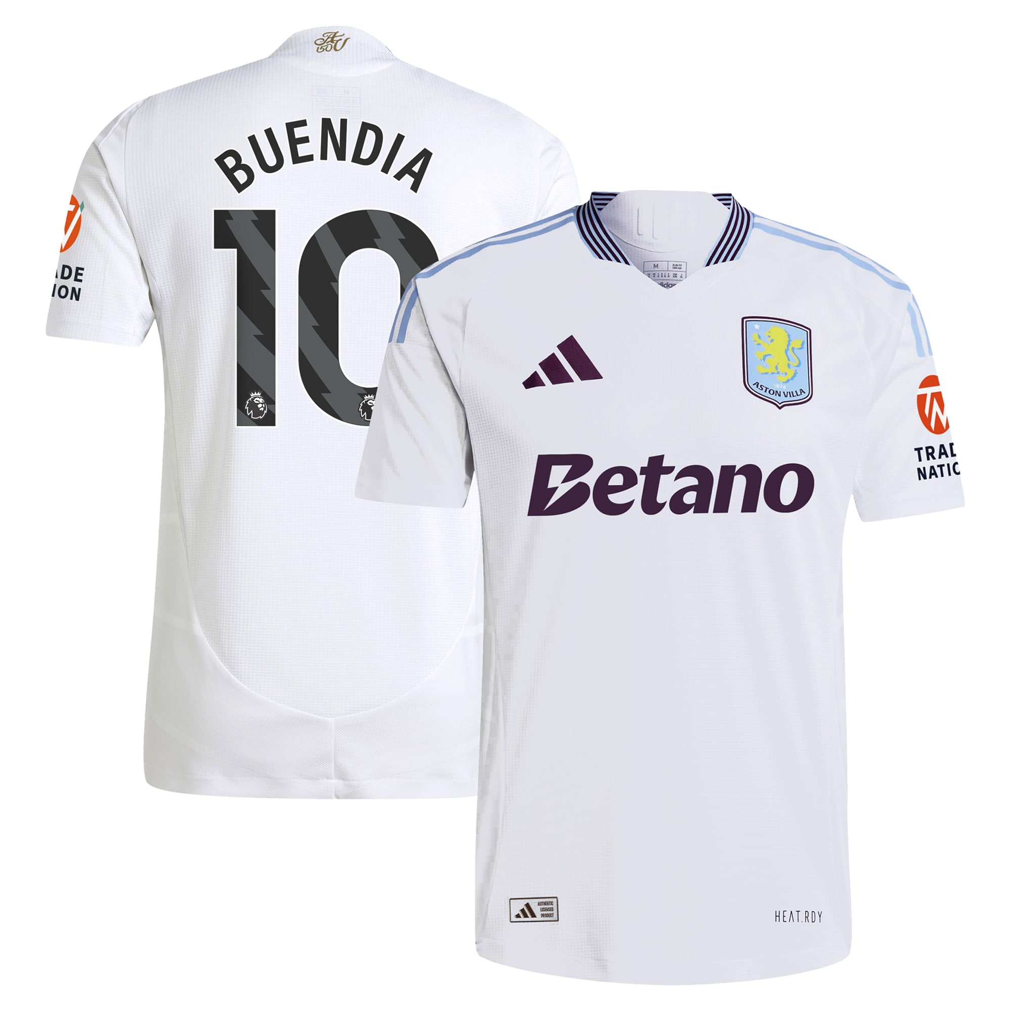 aston villa adidas away authentic shirt 2024-25 with buendia 10 printing Collection | Aston Villa Shop Official Jerseys