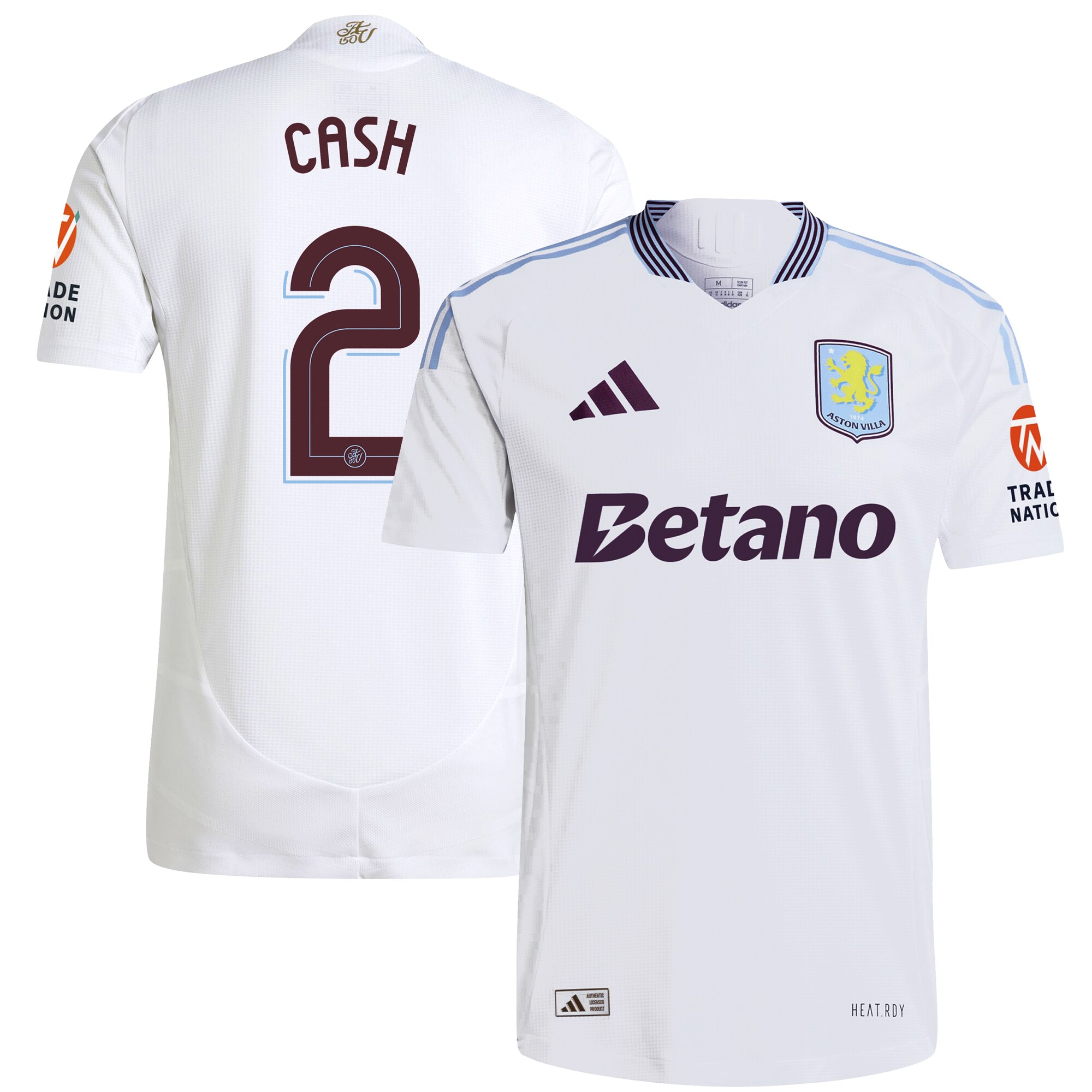 aston villa adidas away authentic shirt 2024-25 with cash 2 cup printing Collection | Aston Villa Shop Official Jerseys