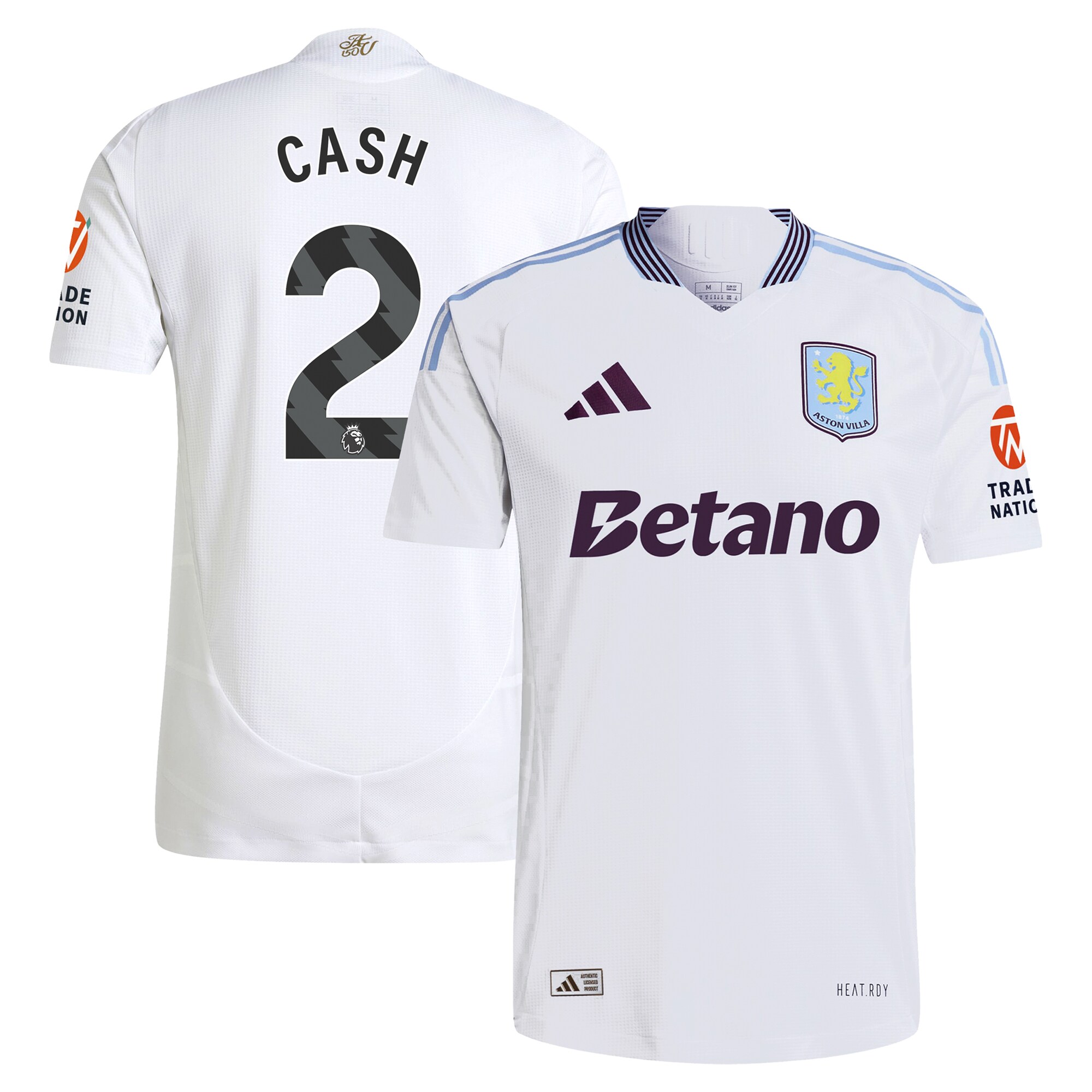 aston villa adidas away authentic shirt 2024-25 with cash 2 printing Collection | Aston Villa Shop Official Jerseys