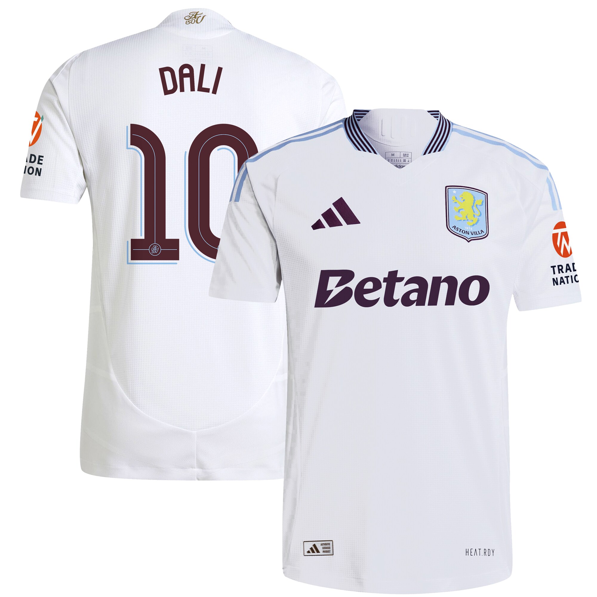 aston villa adidas away authentic shirt 2024-25 with dali 10 cup printing Collection | Aston Villa Shop Official Jerseys
