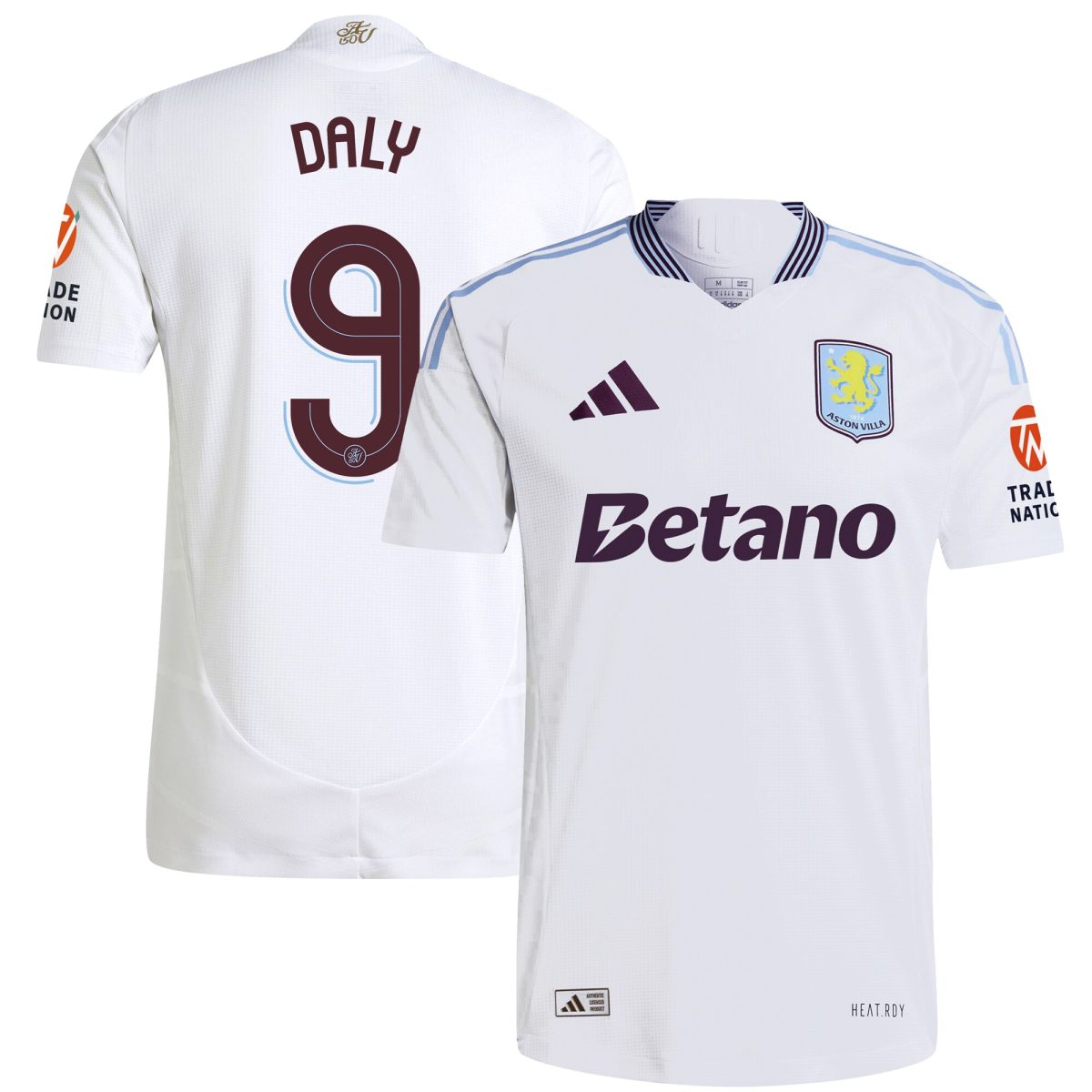 aston villa adidas away authentic shirt 2024-25 with daly 9 cup printing Collection | Aston Villa Shop Official Jerseys