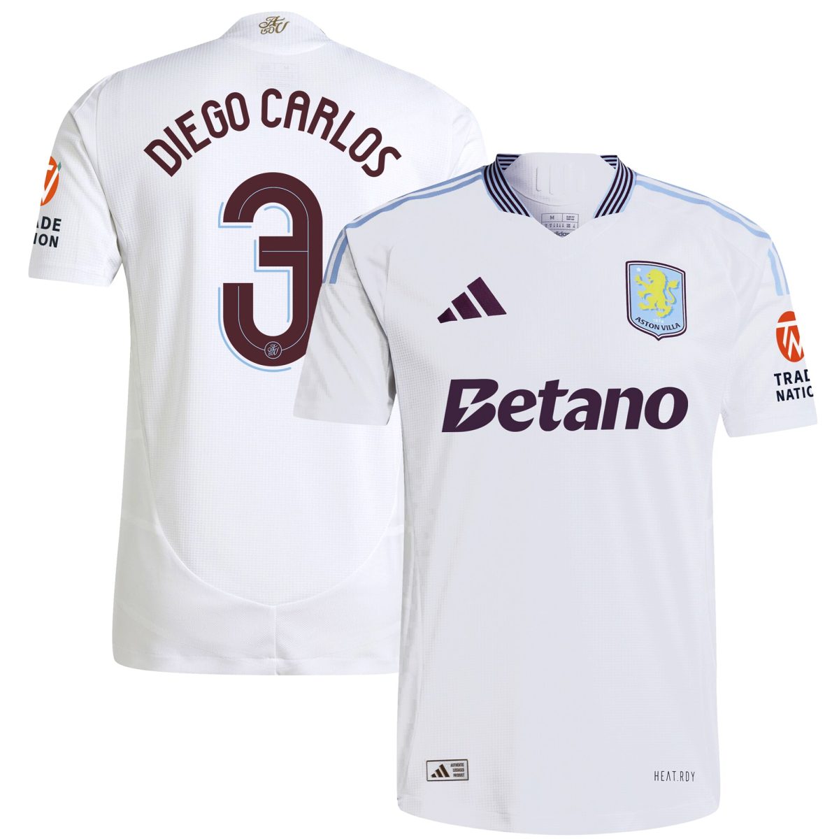 aston villa adidas away authentic shirt 2024-25 with diego carlos 3 cup printing Collection | Aston Villa Shop Official Jerseys