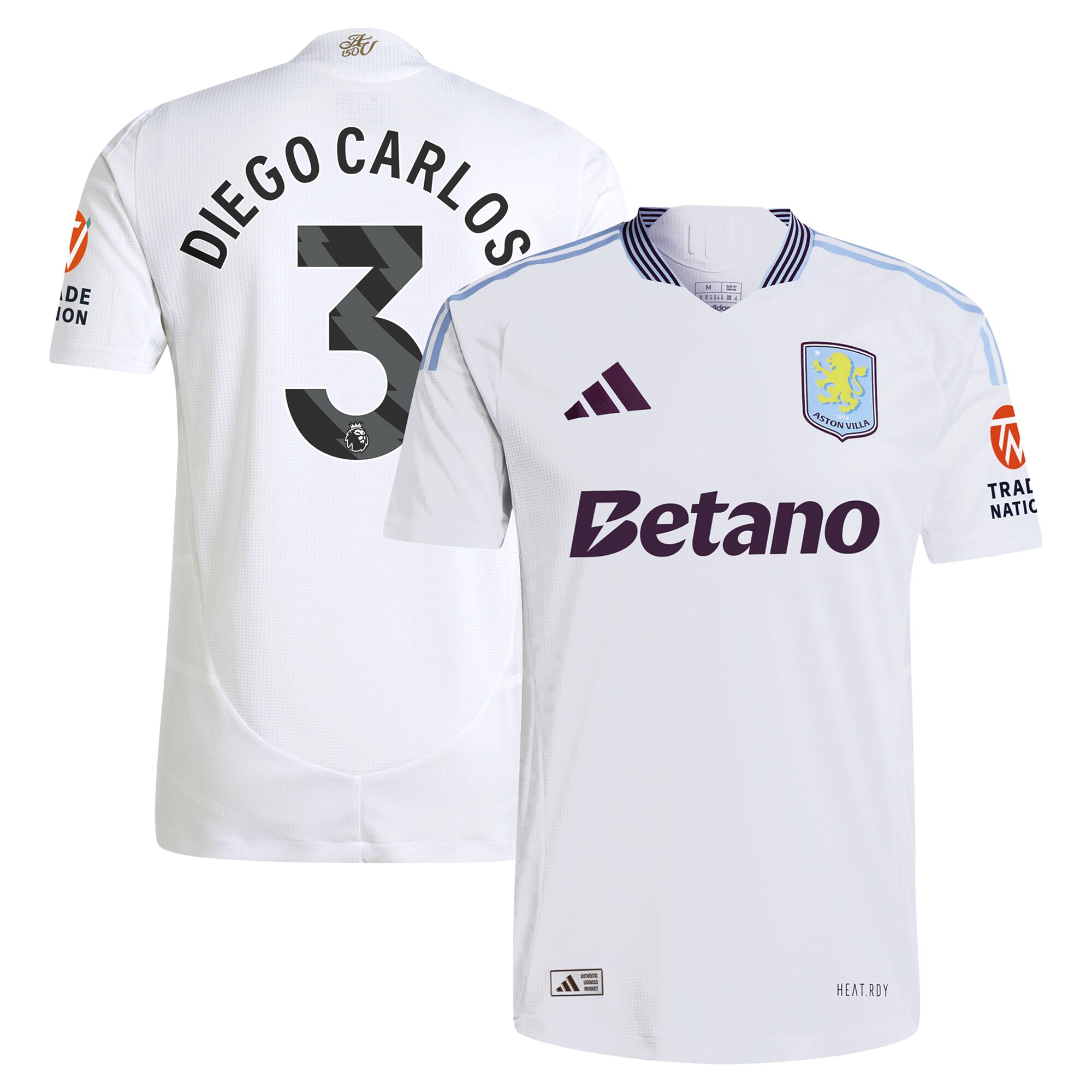 aston villa adidas away authentic shirt 2024-25 with diego carlos 3 printing Collection | Aston Villa Shop Official Jerseys