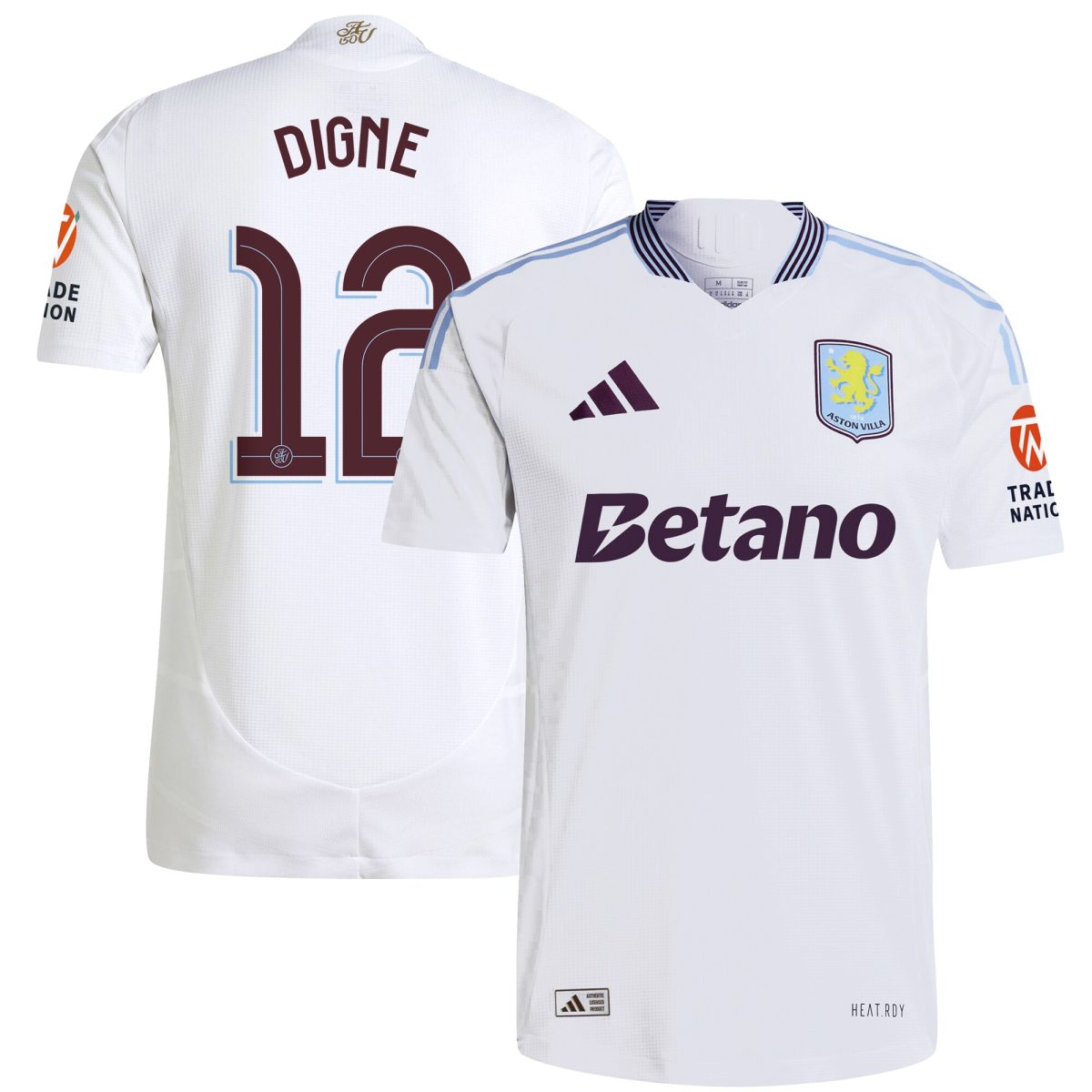 aston villa adidas away authentic shirt 2024-25 with digne 12 cup printing Collection | Aston Villa Shop Official Jerseys