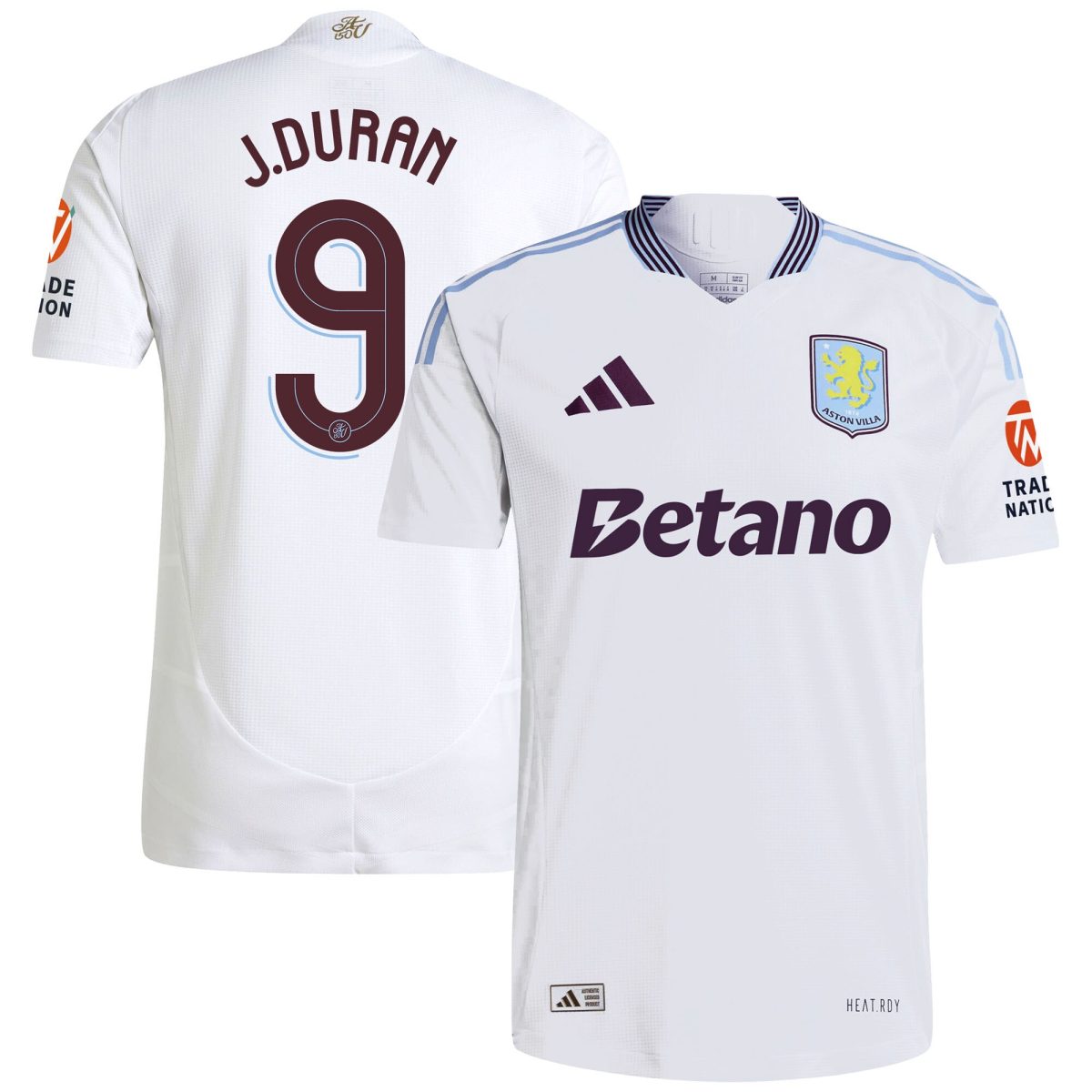 aston villa adidas away authentic shirt 2024-25 with duran 9 cup printing Collection | Aston Villa Shop Official Jerseys