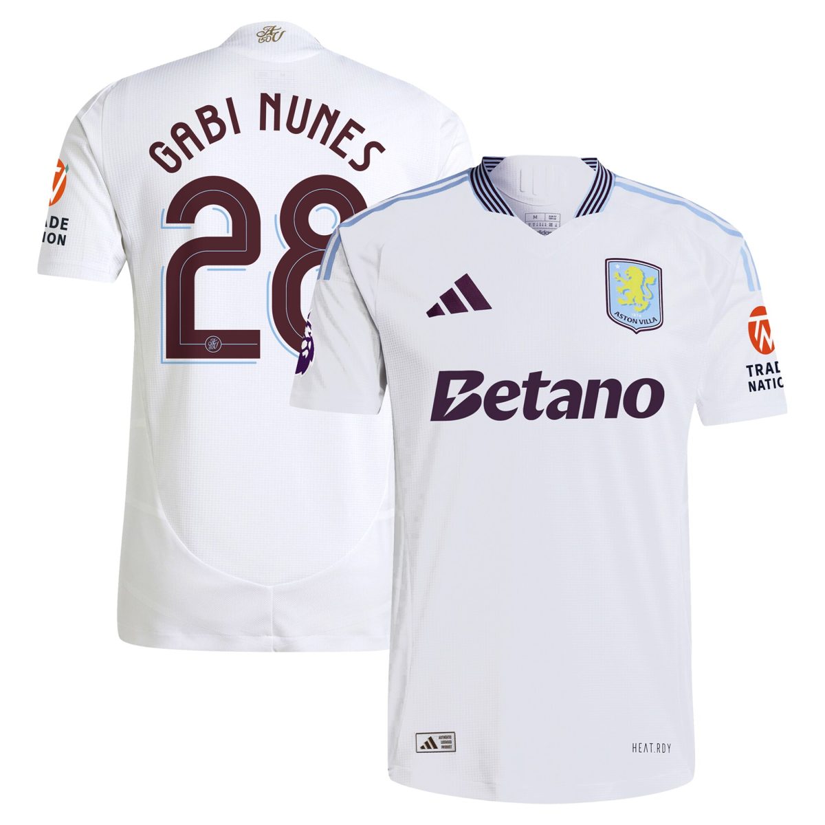 aston villa adidas away authentic shirt 2024-25 with gabi nunes 28 cup printing Collection | Aston Villa Shop Official Jerseys