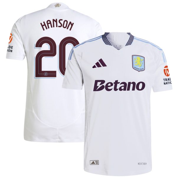 aston villa adidas away authentic shirt 2024-25 with hanson 20 cup printing Collection | Aston Villa Shop Official Jerseys