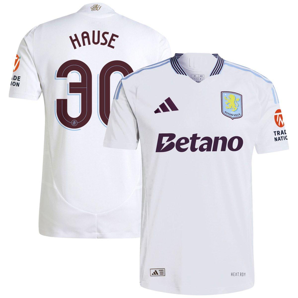 aston villa adidas away authentic shirt 2024-25 with hause 30 cup printing Collection | Aston Villa Shop Official Jerseys