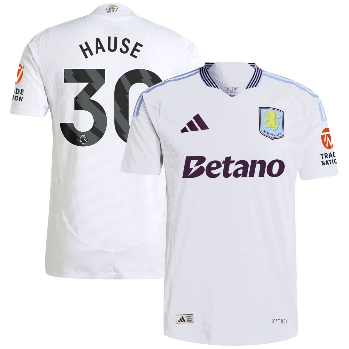 aston villa adidas away authentic shirt 2024-25 with hause 30 printing Collection | Aston Villa Shop Official Jerseys