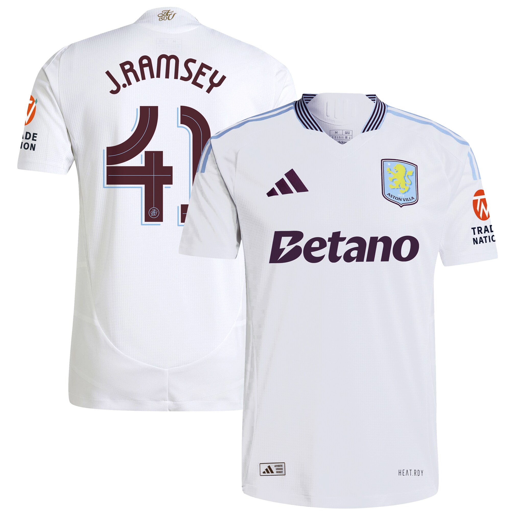 aston villa adidas away authentic shirt 2024-25 with j. ramsey 41 cup printing Collection | Aston Villa Shop Official Jerseys