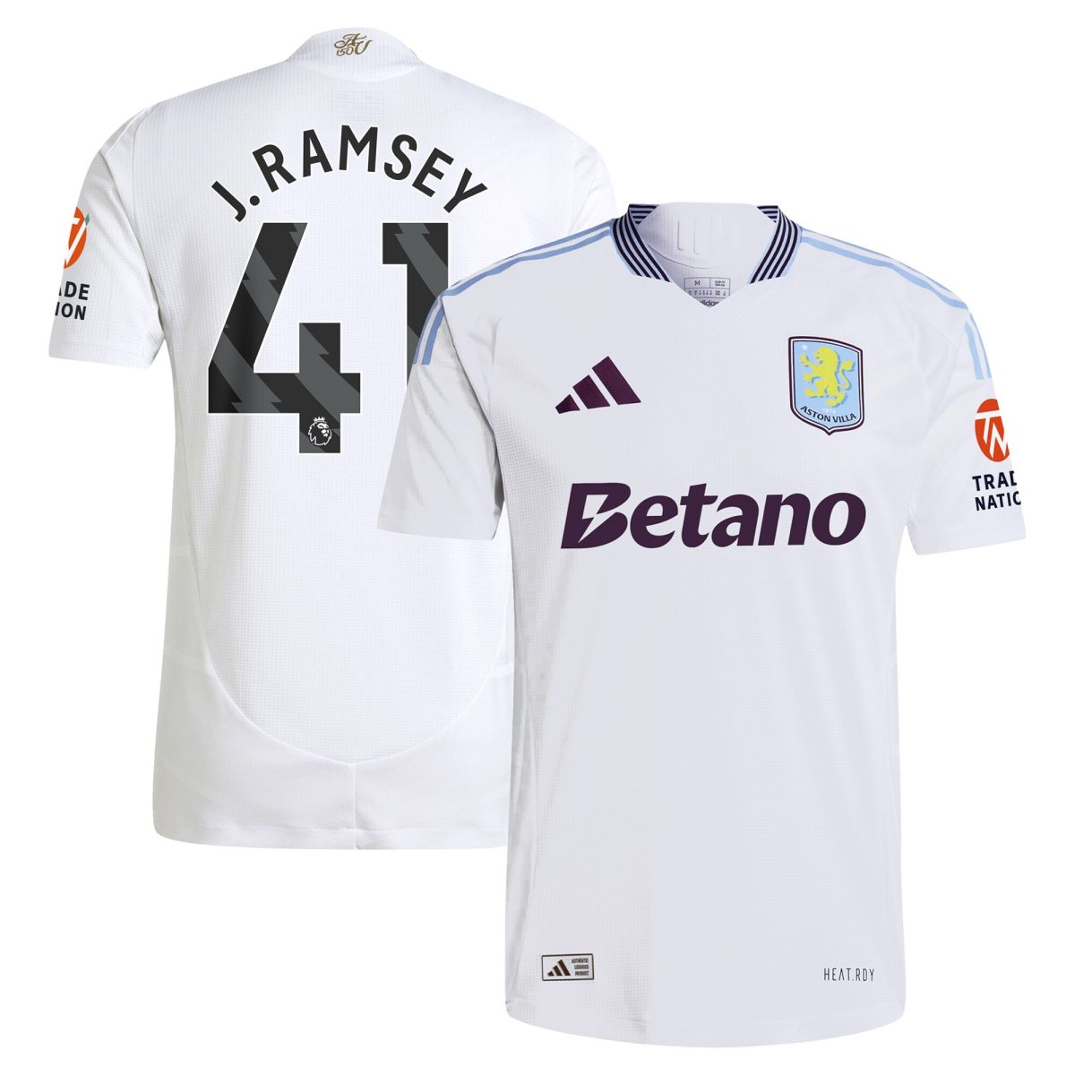 aston villa adidas away authentic shirt 2024-25 with j. ramsey 41 printing Collection | Aston Villa Shop Official Jerseys