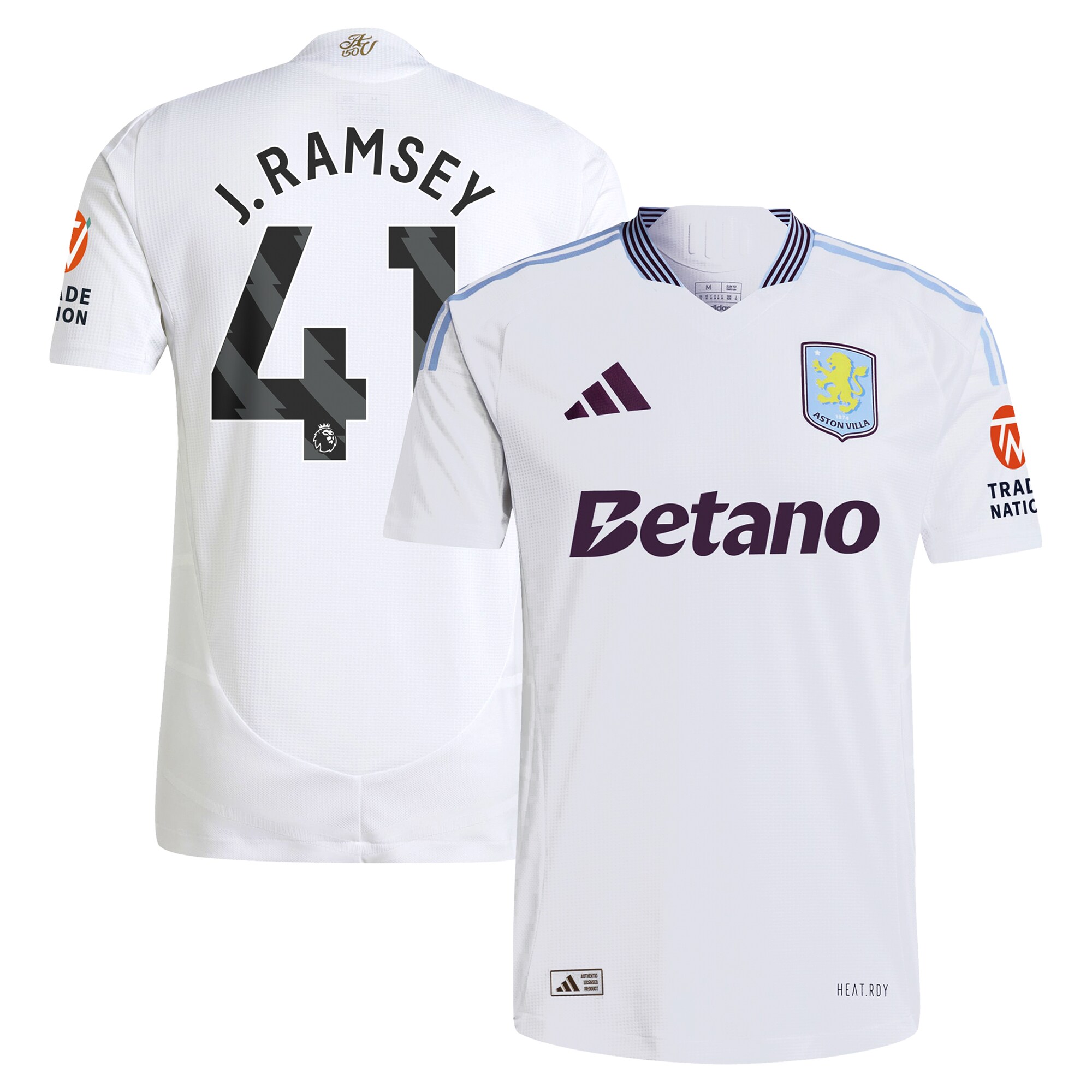 aston villa adidas away authentic shirt 2024-25 with j. ramsey 41 printing Collection | Aston Villa Shop Official Jerseys