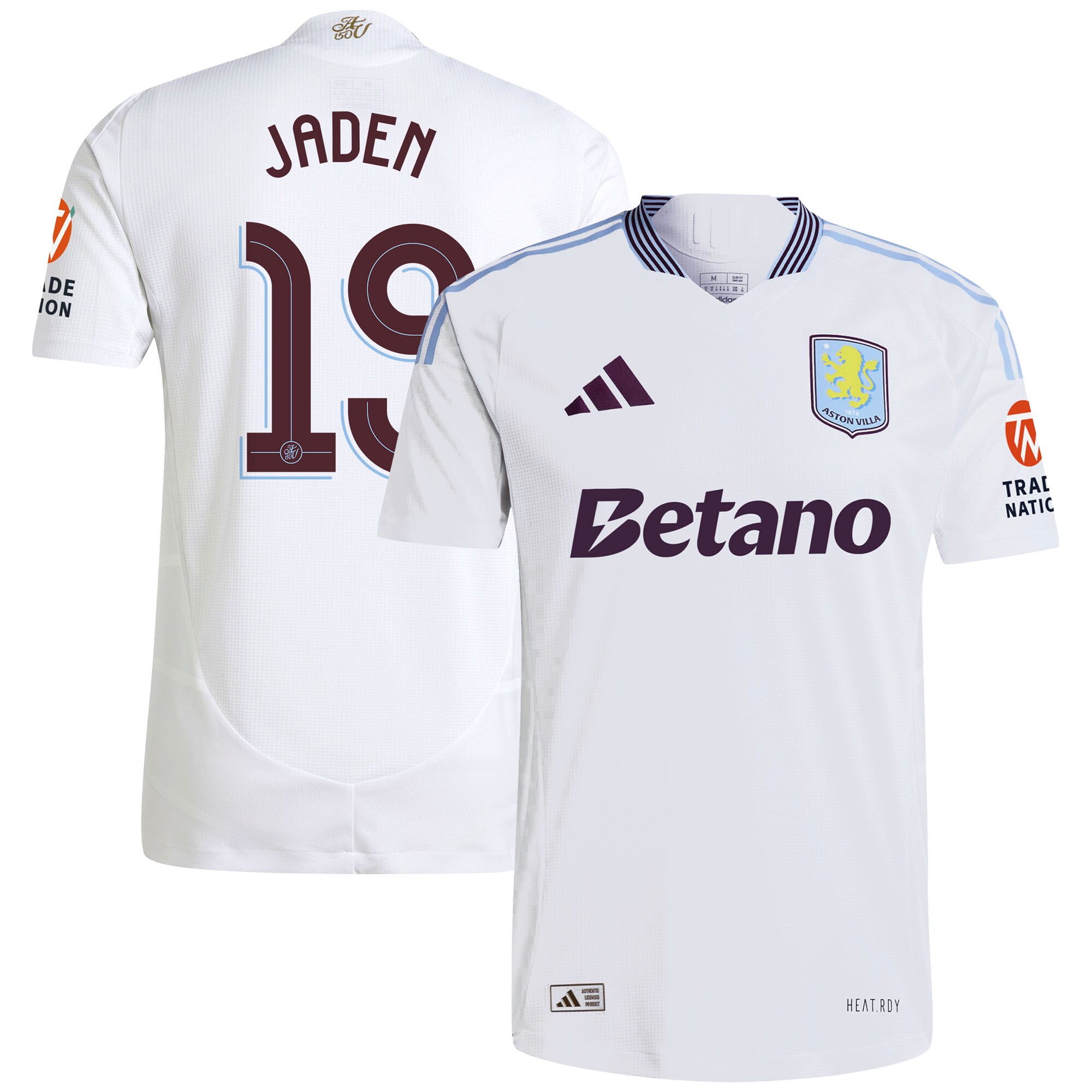 aston villa adidas away authentic shirt 2024-25 with jaden 19 cup printing Collection | Aston Villa Shop Official Jerseys