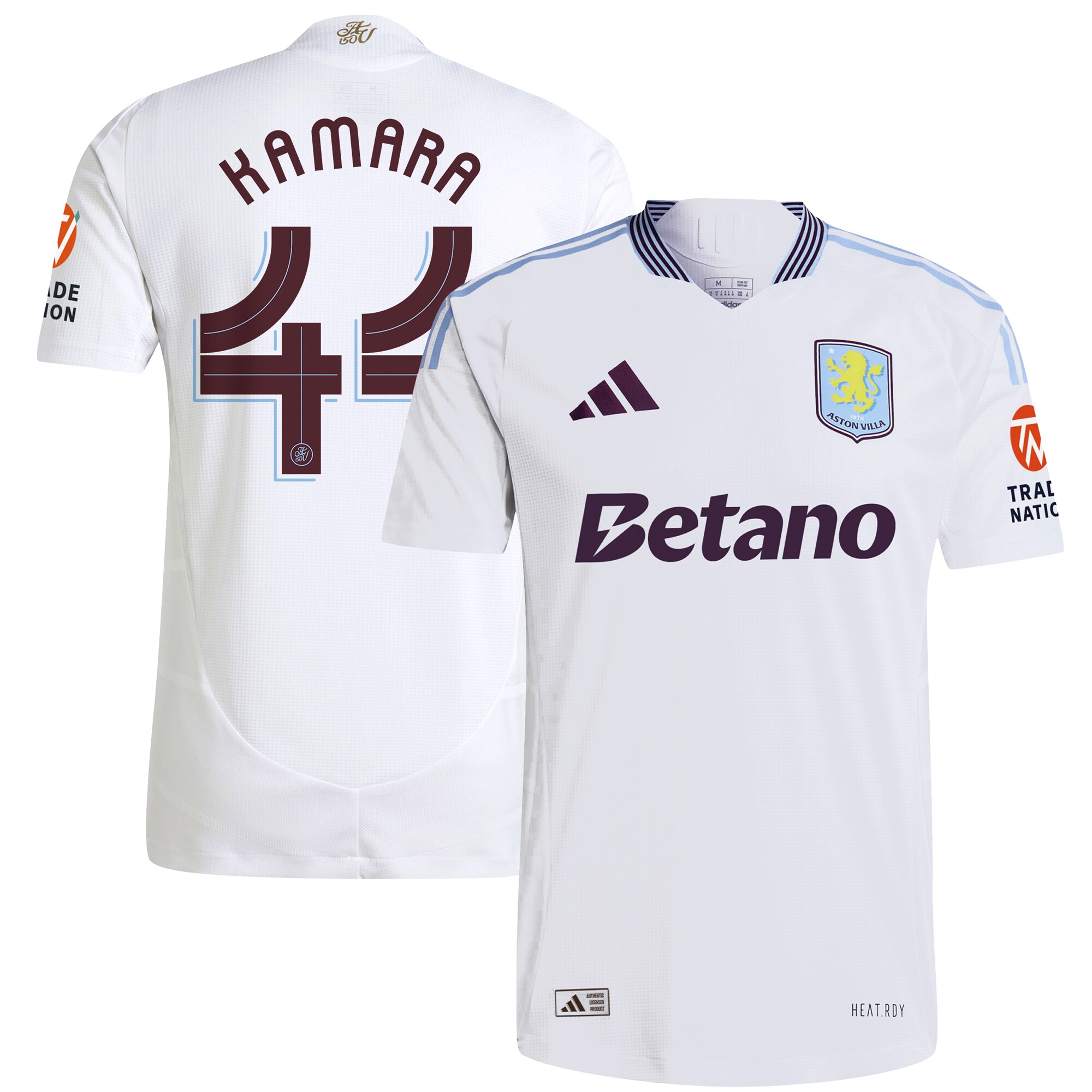aston villa adidas away authentic shirt 2024-25 with kamara 44 cup printing Collection | Aston Villa Shop Official Jerseys