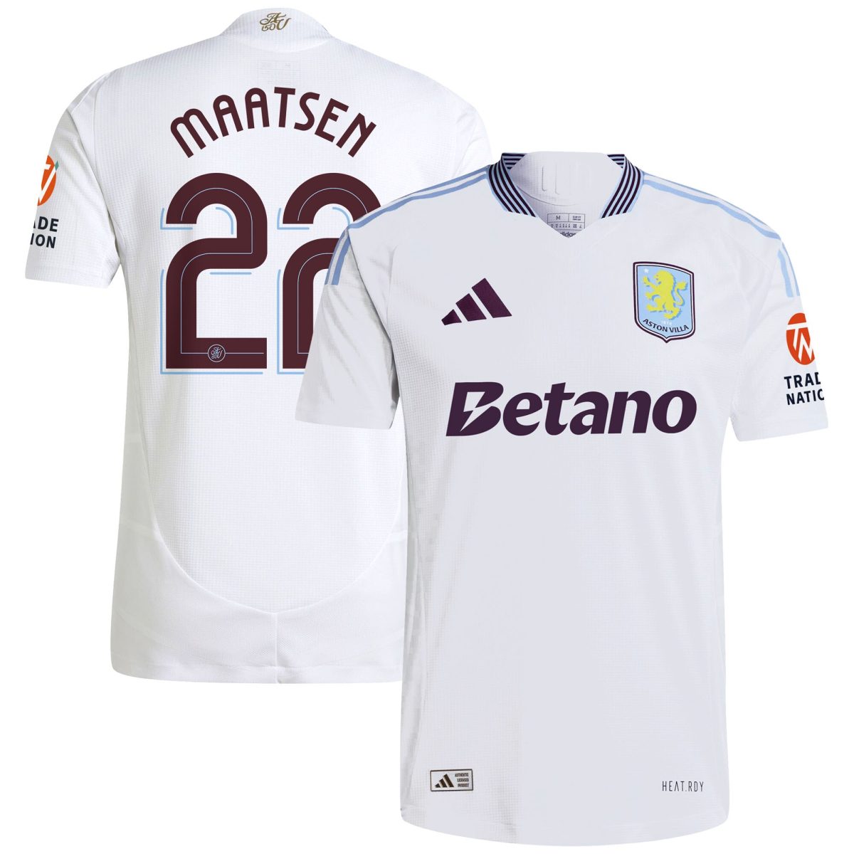 aston villa adidas away authentic shirt 2024-25 with maatsen 22 cup printing Collection | Aston Villa Shop Official Jerseys