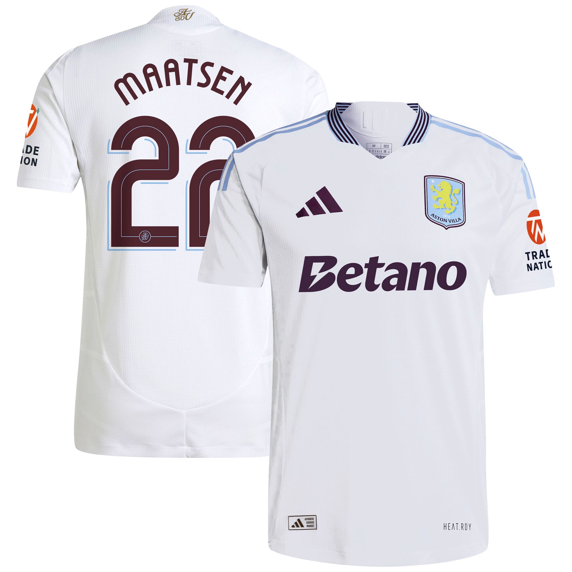 aston villa adidas away authentic shirt 2024-25 with maatsen 22 cup printing Collection | Aston Villa Shop Official Jerseys
