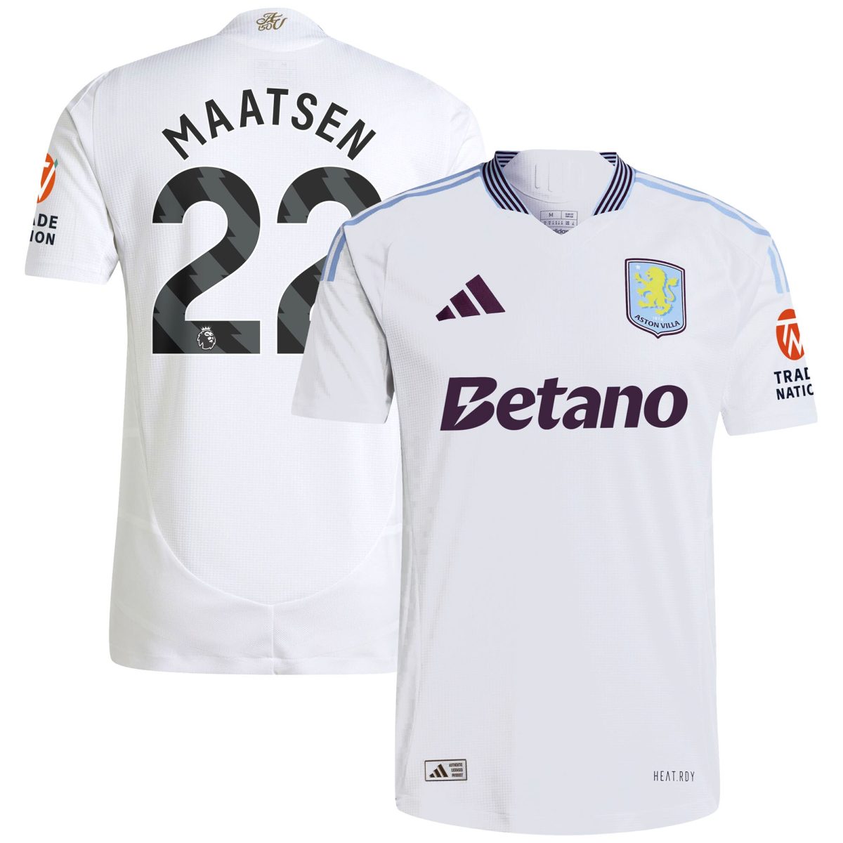 aston villa adidas away authentic shirt 2024-25 with maatsen 22 printing Collection | Aston Villa Shop Official Jerseys