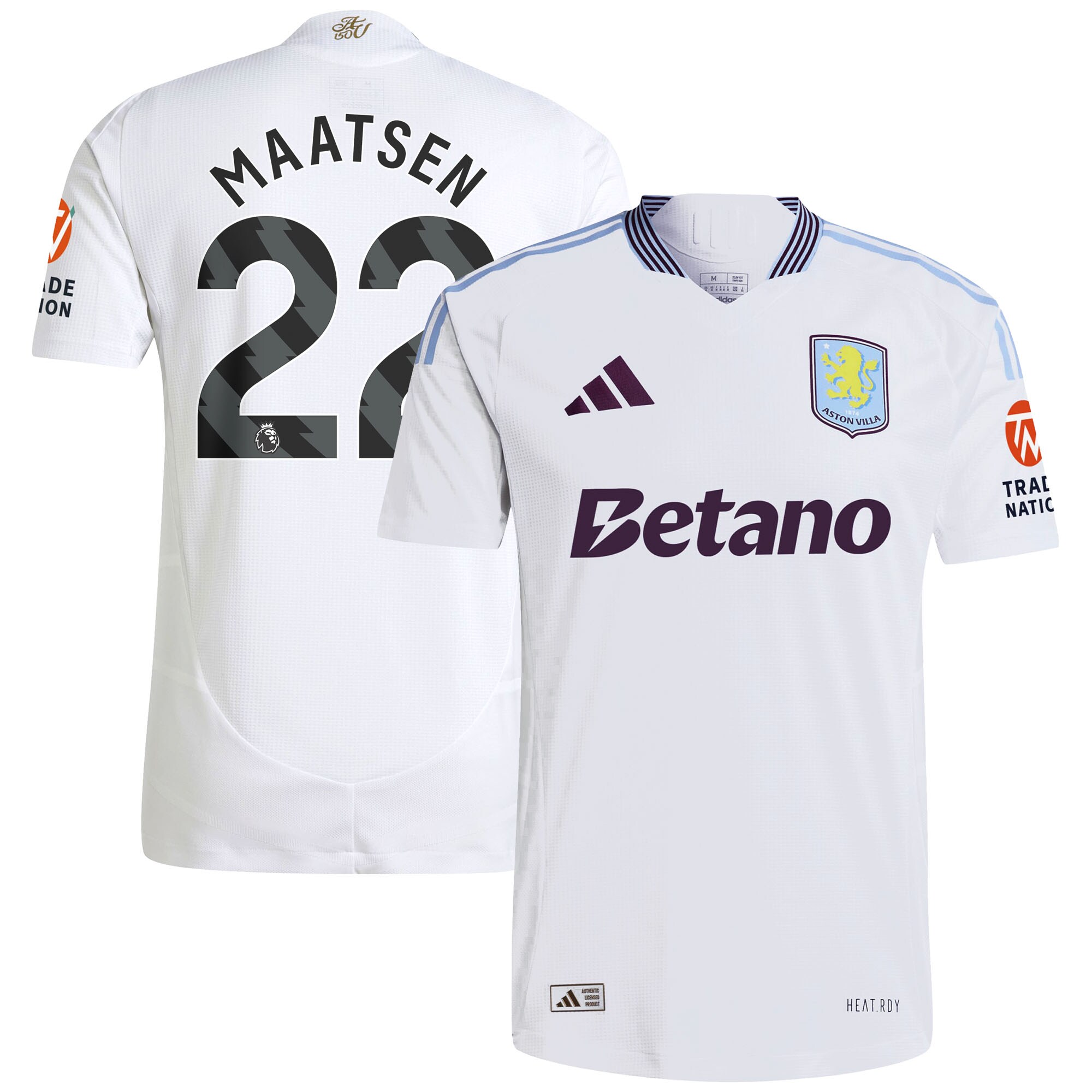 aston villa adidas away authentic shirt 2024-25 with maatsen 22 printing Collection | Aston Villa Shop Official Jerseys