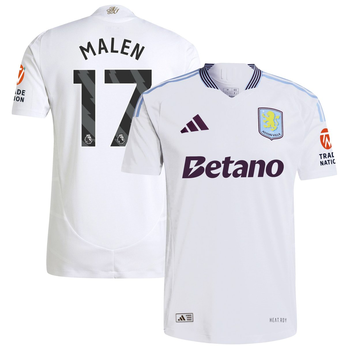 aston villa adidas away authentic shirt 2024-25 with malen 17 printing Collection | Aston Villa Shop Official Jerseys