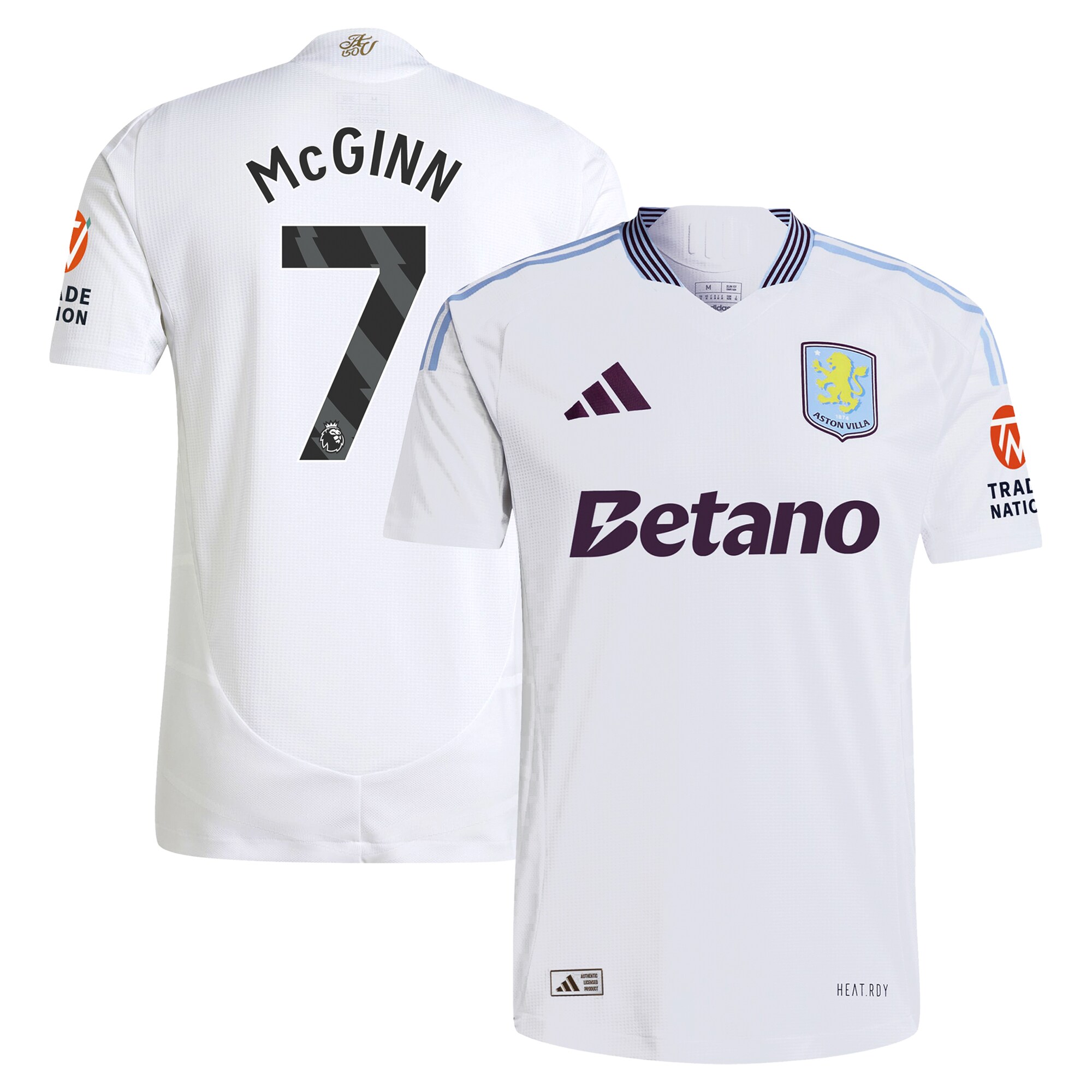 aston villa adidas away authentic shirt 2024-25 with mcginn 7 printing Collection | Aston Villa Shop Official Jerseys