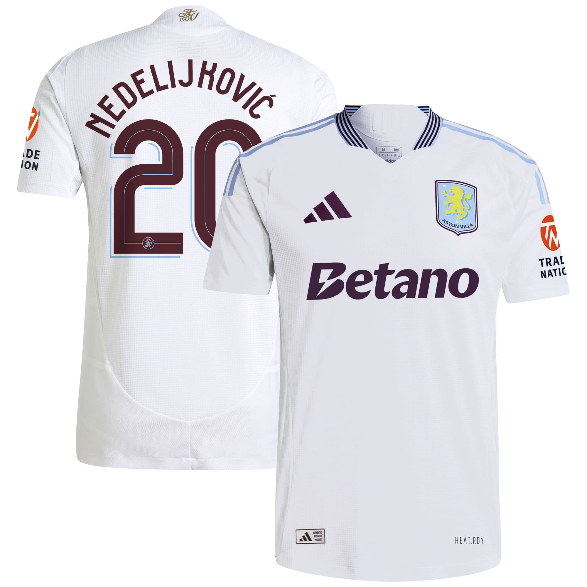 aston villa adidas away authentic shirt 2024-25 with nedeljković 20 cup printing Collection | Aston Villa Shop Official Jerseys