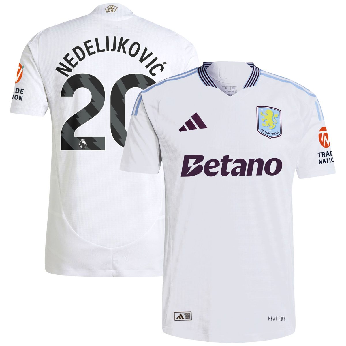aston villa adidas away authentic shirt 2024-25 with nedeljković 20 printing Collection | Aston Villa Shop Official Jerseys