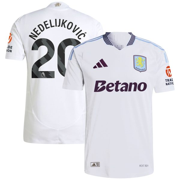 aston villa adidas away authentic shirt 2024-25 with nedeljković 20 printing Collection | Aston Villa Shop Official Jerseys