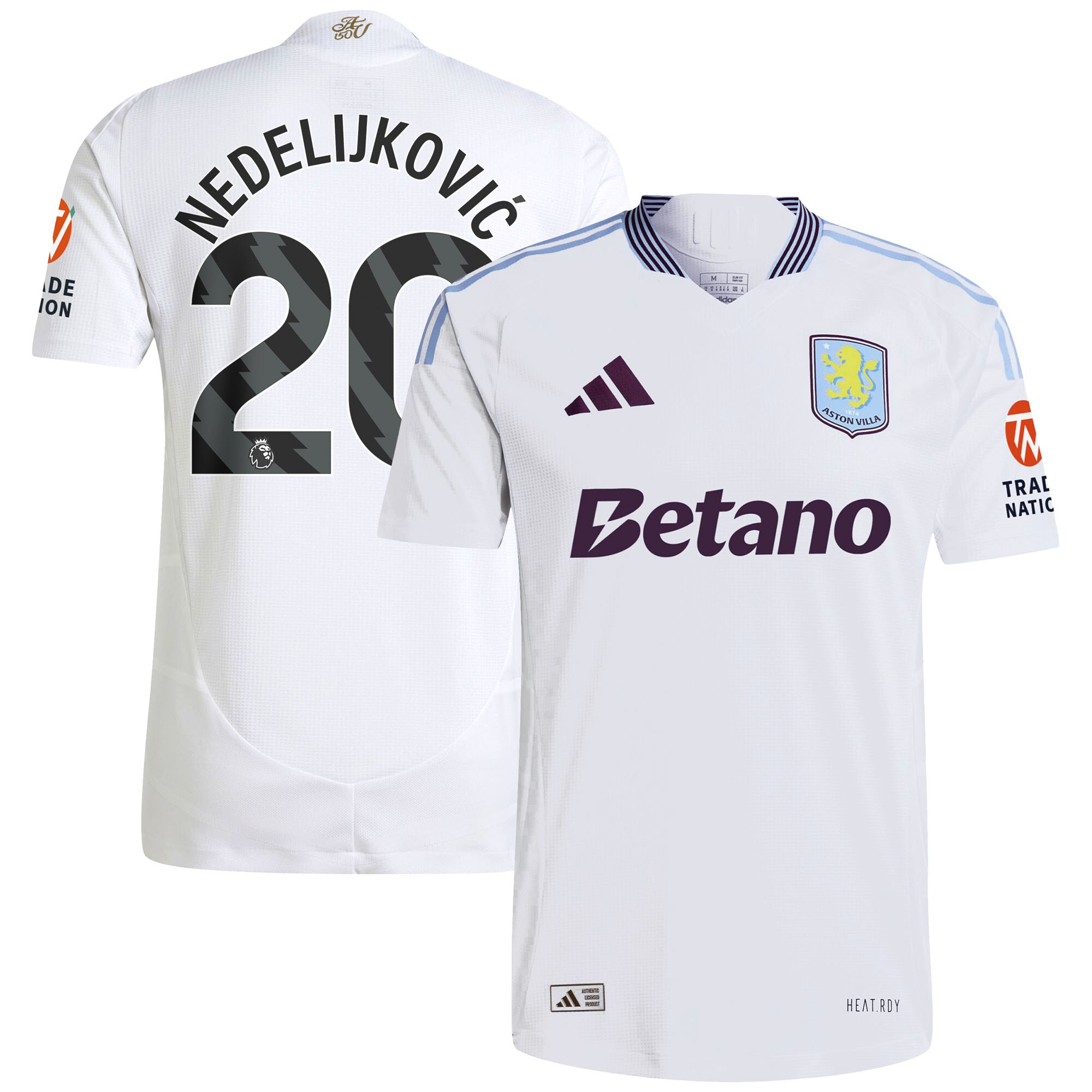 aston villa adidas away authentic shirt 2024-25 with nedeljković 20 printing Collection | Aston Villa Shop Official Jerseys