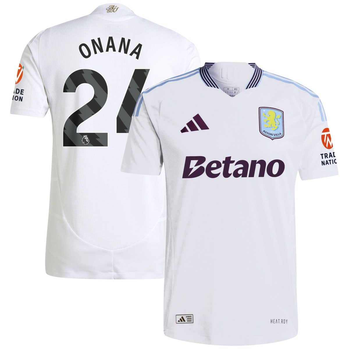 aston villa adidas away authentic shirt 2024-25 with onana 24 printing Collection | Aston Villa Shop Official Jerseys