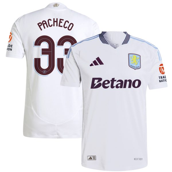 aston villa adidas away authentic shirt 2024-25 with pacheco 33 cup printing Collection | Aston Villa Shop Official Jerseys
