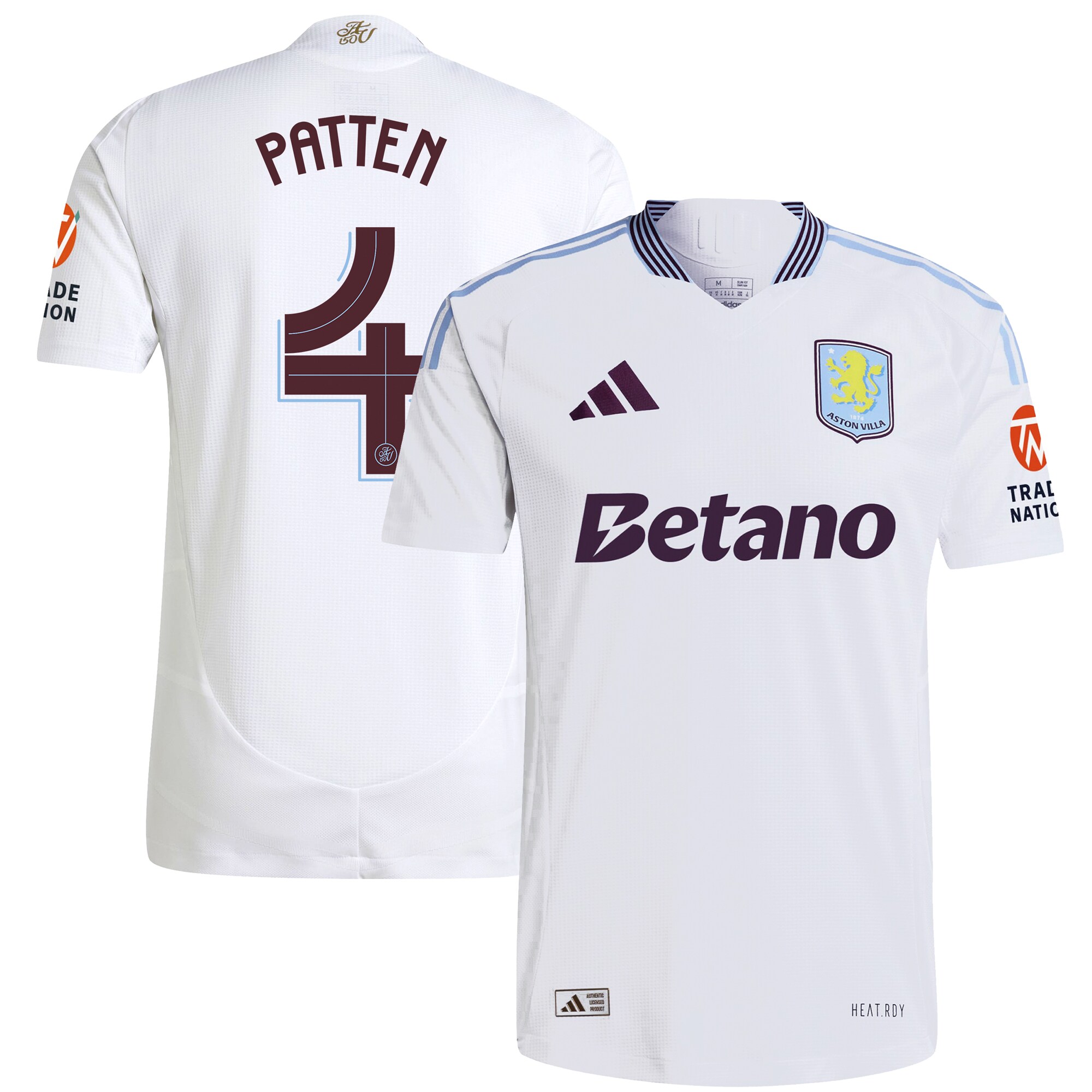 aston villa adidas away authentic shirt 2024-25 with patten 4 cup printing Collection | Aston Villa Shop Official Jerseys