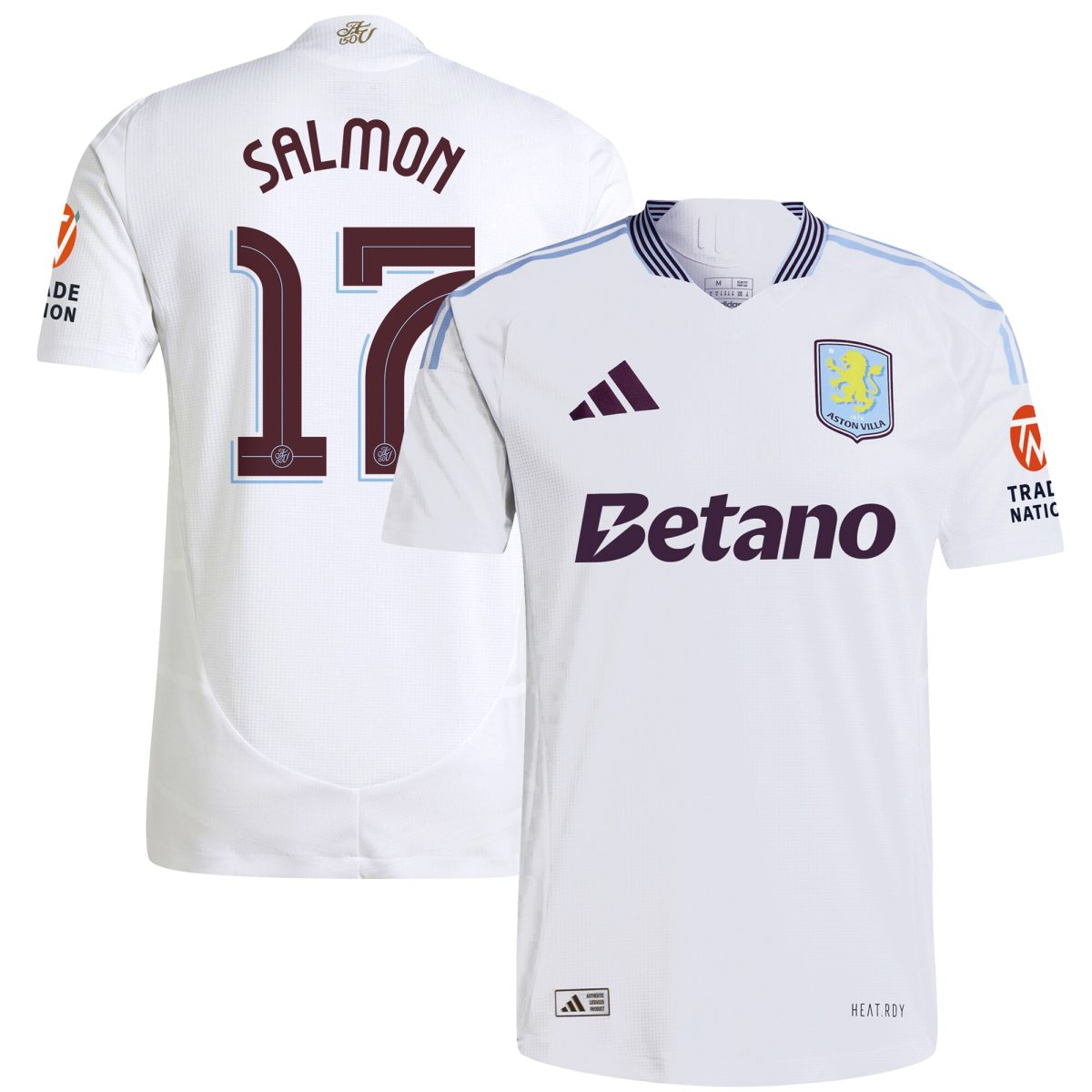 aston villa adidas away authentic shirt 2024-25 with salmon 17 cup printing Collection | Aston Villa Shop Official Jerseys
