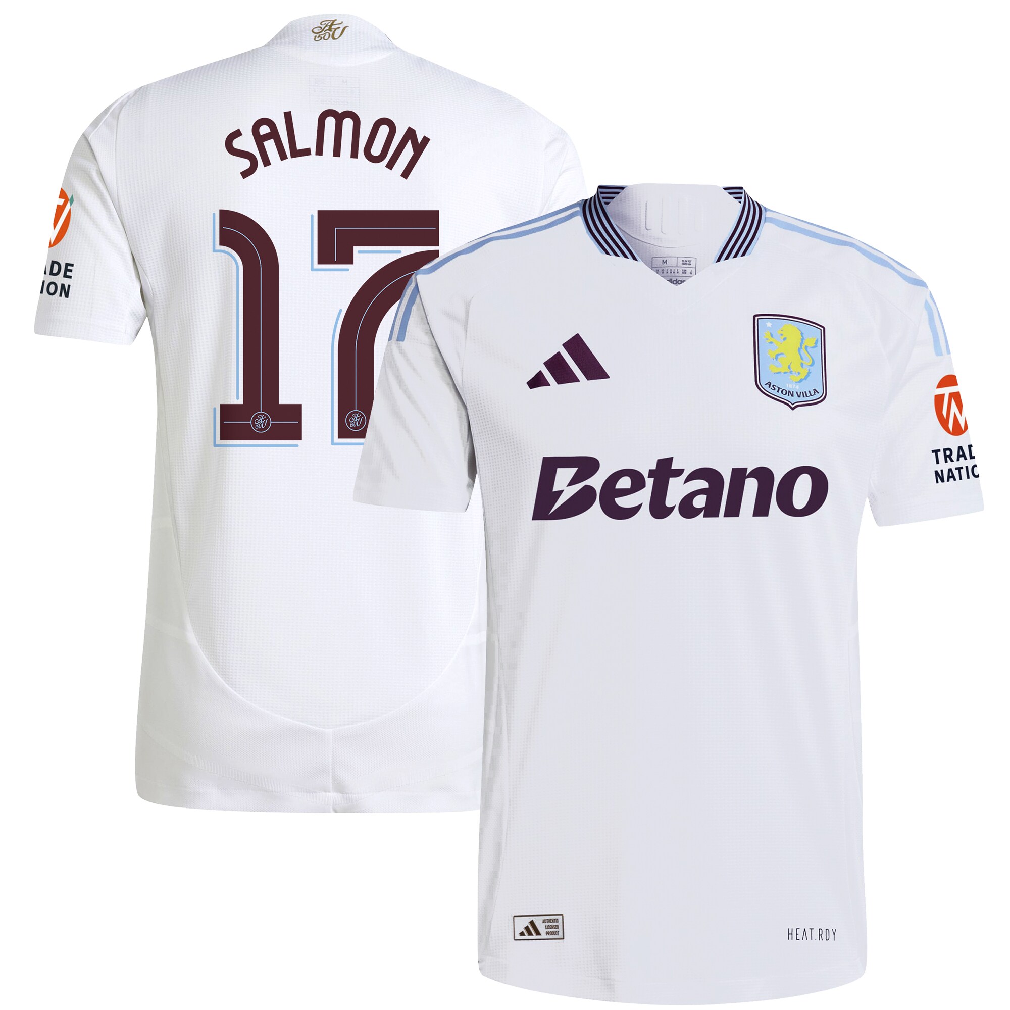 aston villa adidas away authentic shirt 2024-25 with salmon 17 cup printing Collection | Aston Villa Shop Official Jerseys