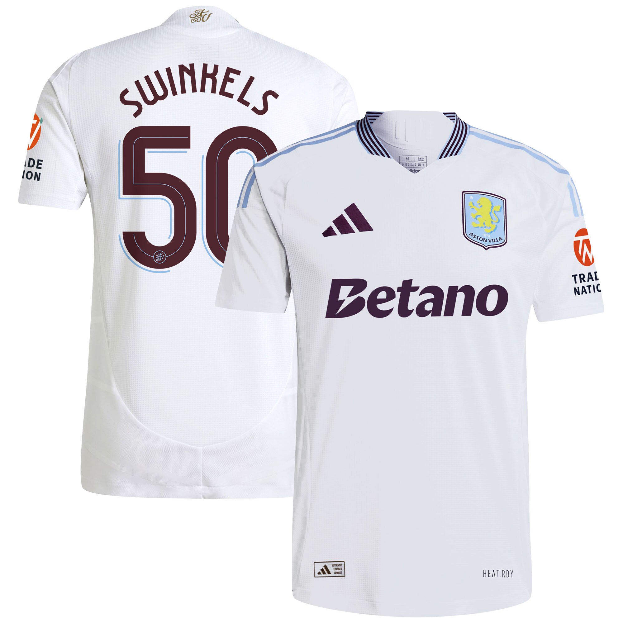 aston villa adidas away authentic shirt 2024-25 with swinkels 50 cup printing Collection | Aston Villa Shop Official Jerseys