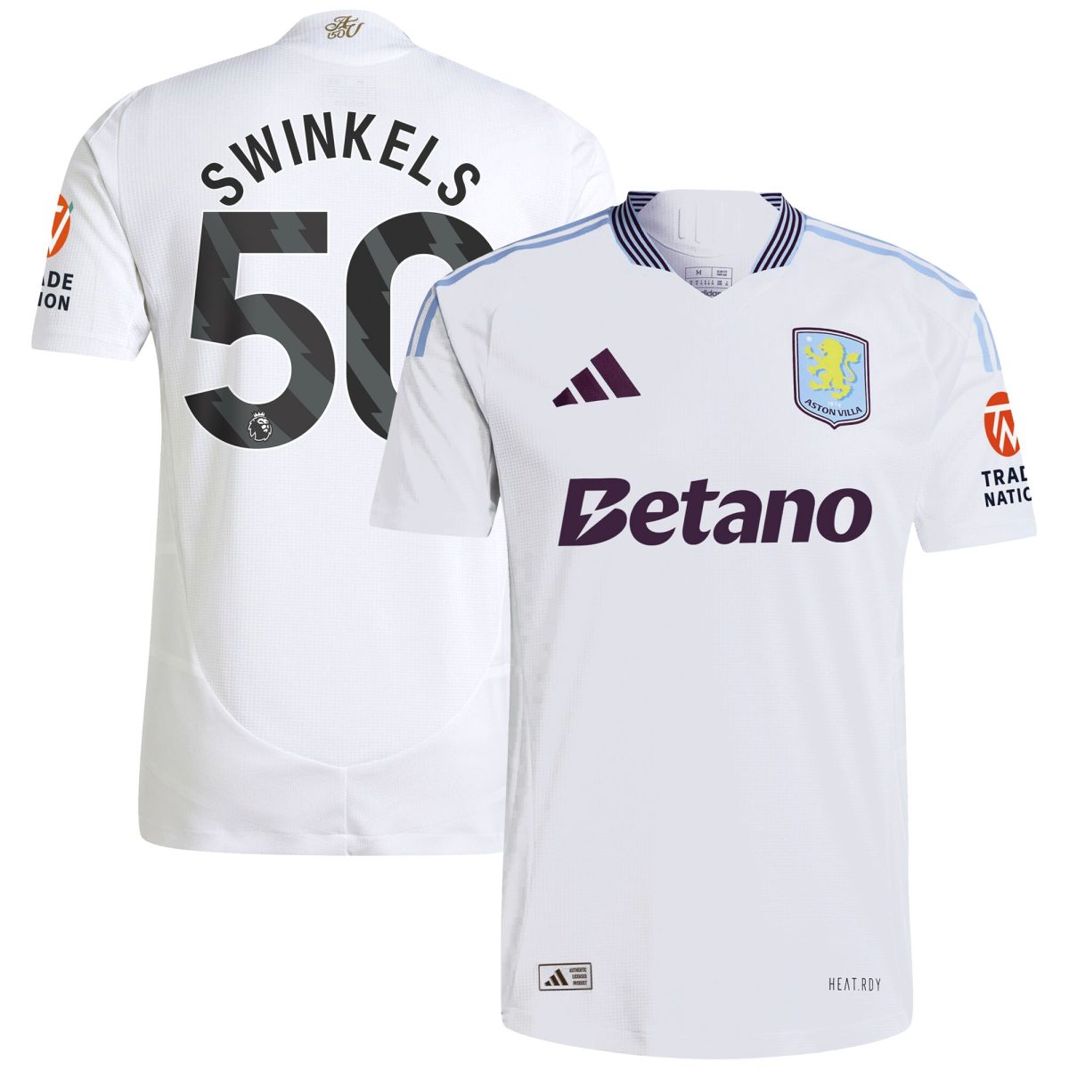 aston villa adidas away authentic shirt 2024-25 with swinkels 50 printing Collection | Aston Villa Shop Official Jerseys