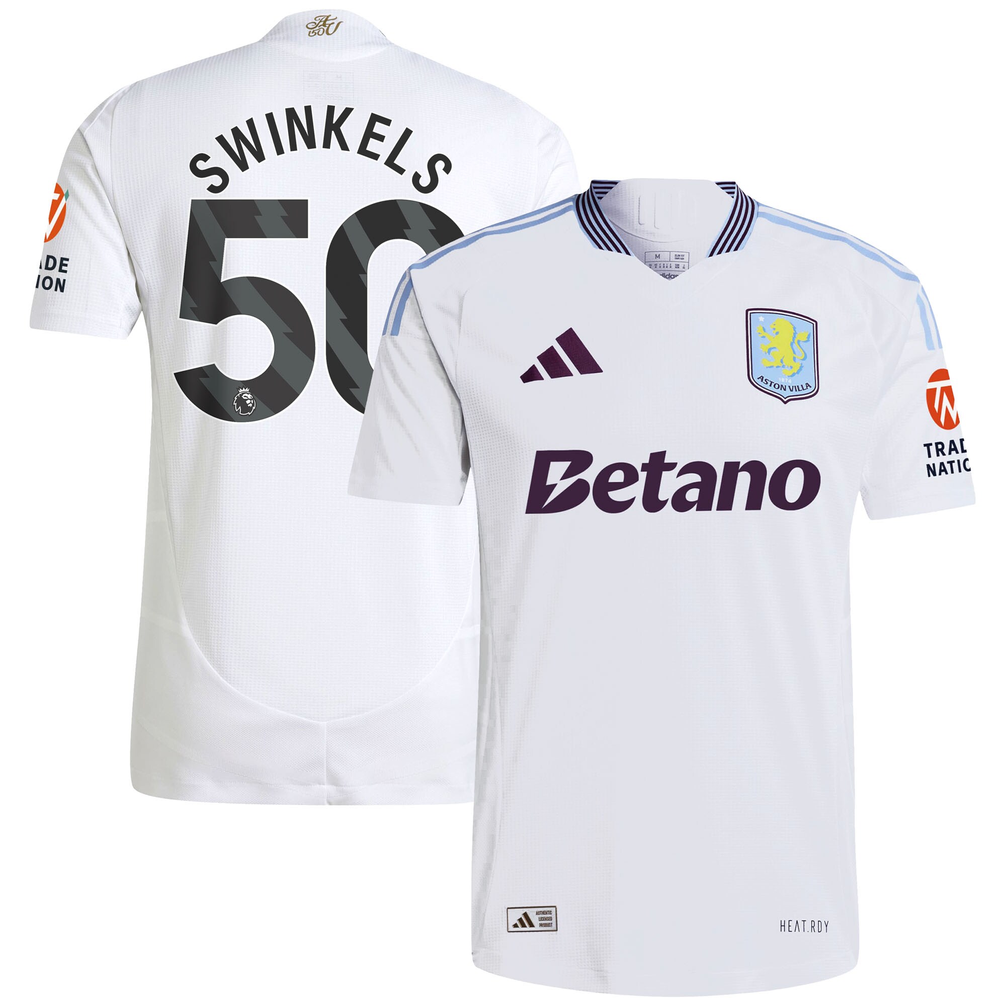 aston villa adidas away authentic shirt 2024-25 with swinkels 50 printing Collection | Aston Villa Shop Official Jerseys