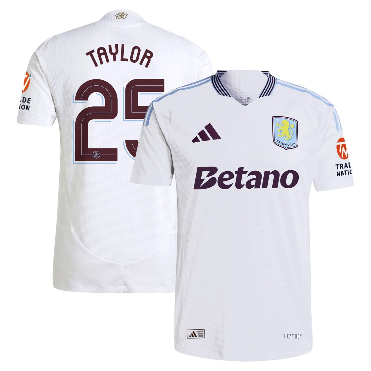 aston villa adidas away authentic shirt 2024-25 with taylor 25 cup printing Collection | Aston Villa Shop Official Jerseys