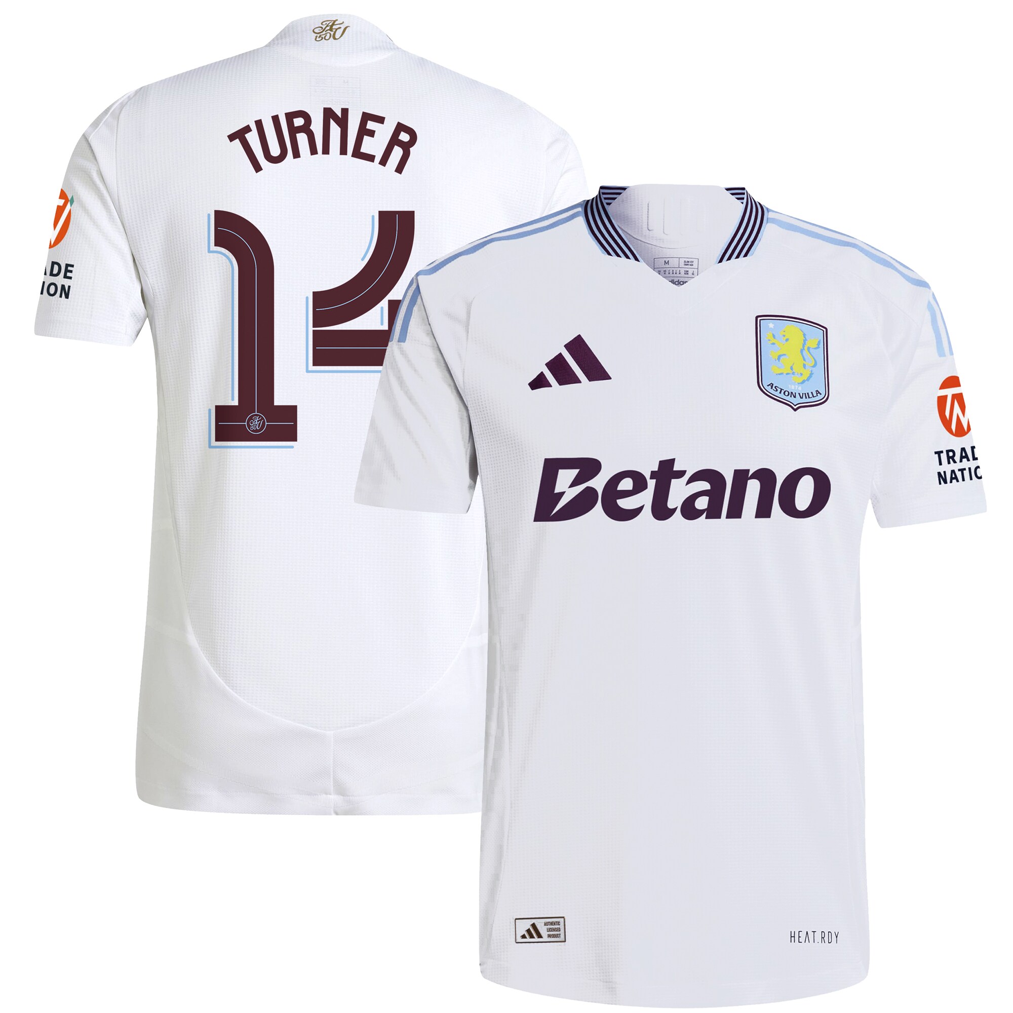 aston villa adidas away authentic shirt 2024-25 with turner 14 cup printing Collection | Aston Villa Shop Official Jerseys