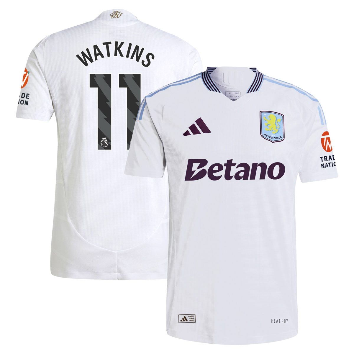 aston villa adidas away authentic shirt 2024-25 with watkins 11 printing Collection | Aston Villa Shop Official Jerseys