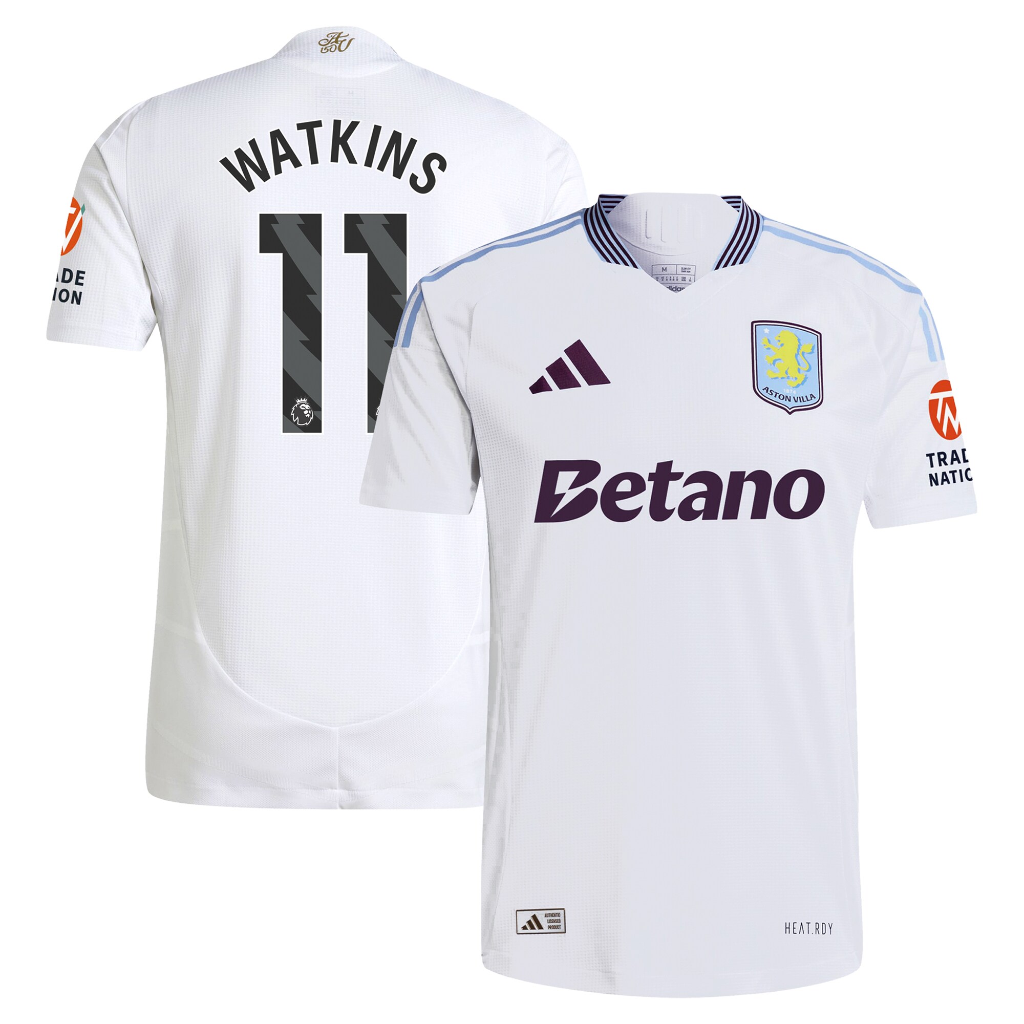 aston villa adidas away authentic shirt 2024-25 with watkins 11 printing Collection | Aston Villa Shop Official Jerseys