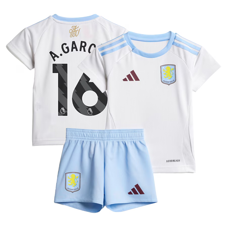 aston villa adidas away baby kit 2024-25 with a.garcía 16 printing Collection | Aston Villa Shop Official Jerseys