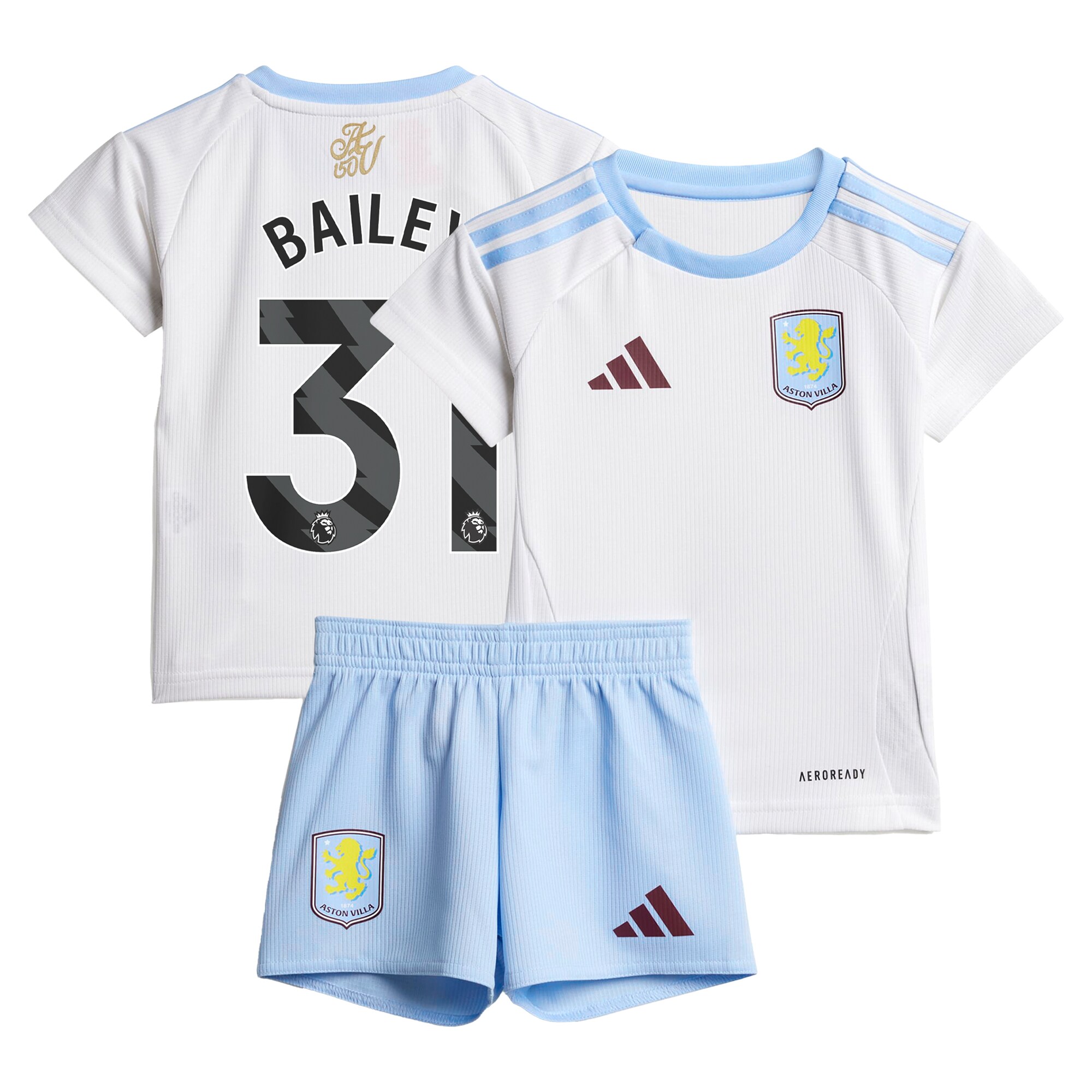 aston villa adidas away baby kit 2024-25 with bailey 31 printing Collection | Aston Villa Shop Official Jerseys