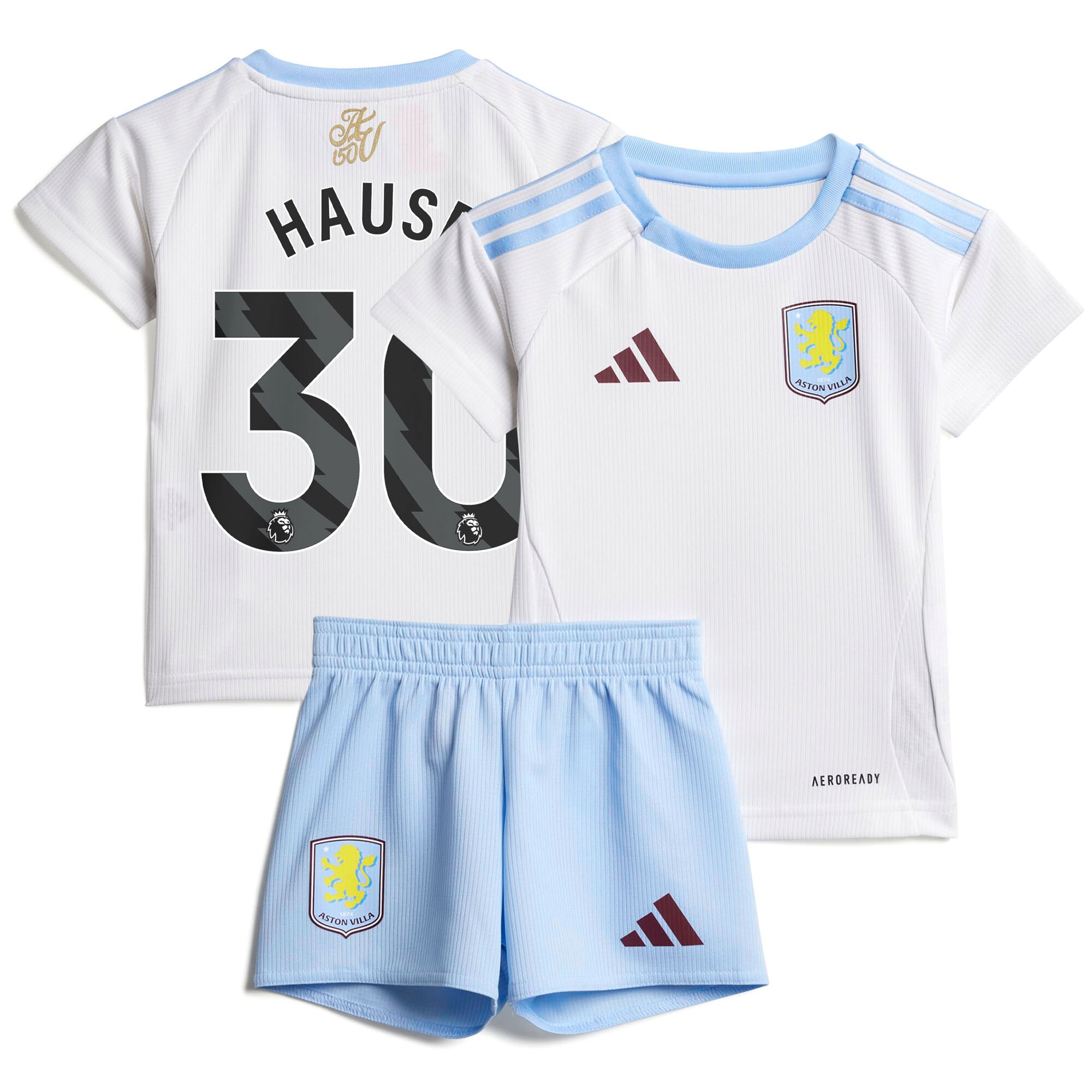 aston villa adidas away baby kit 2024-25 with hause 30 printing Collection | Aston Villa Shop Official Jerseys