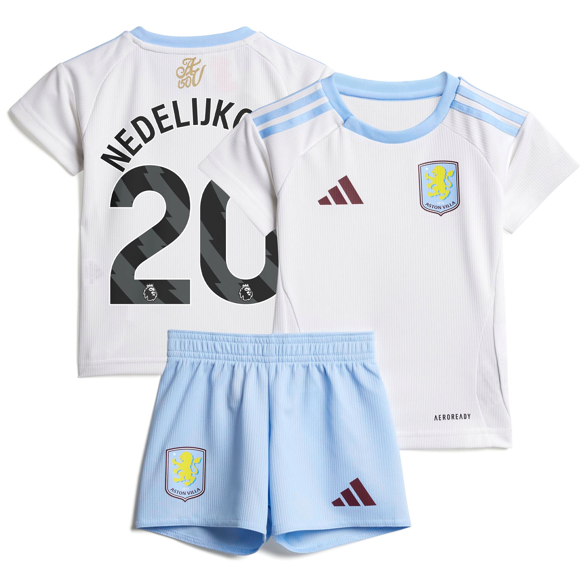 aston villa adidas away baby kit 2024-25 with nedeljković 20 printing Collection | Aston Villa Shop Official Jerseys